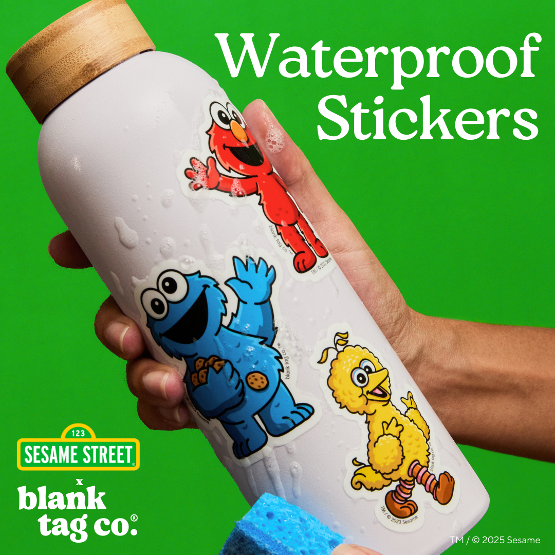 Sesame Street® Waterproof Sticker - Sesame Book Club