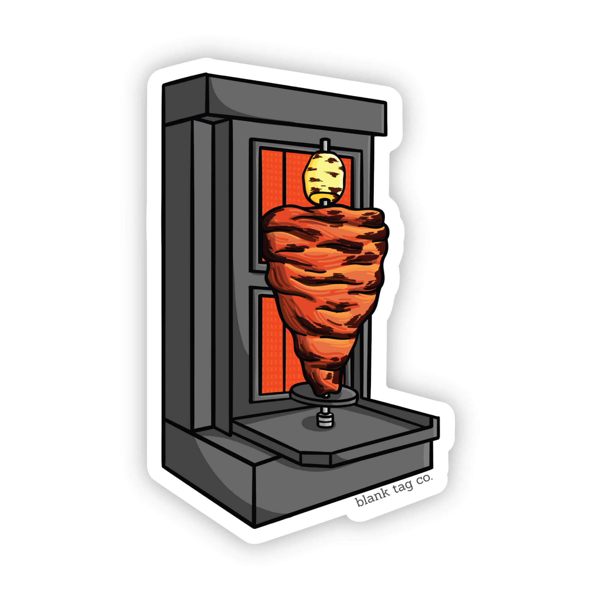 The Al Pastor Trompo Sticker