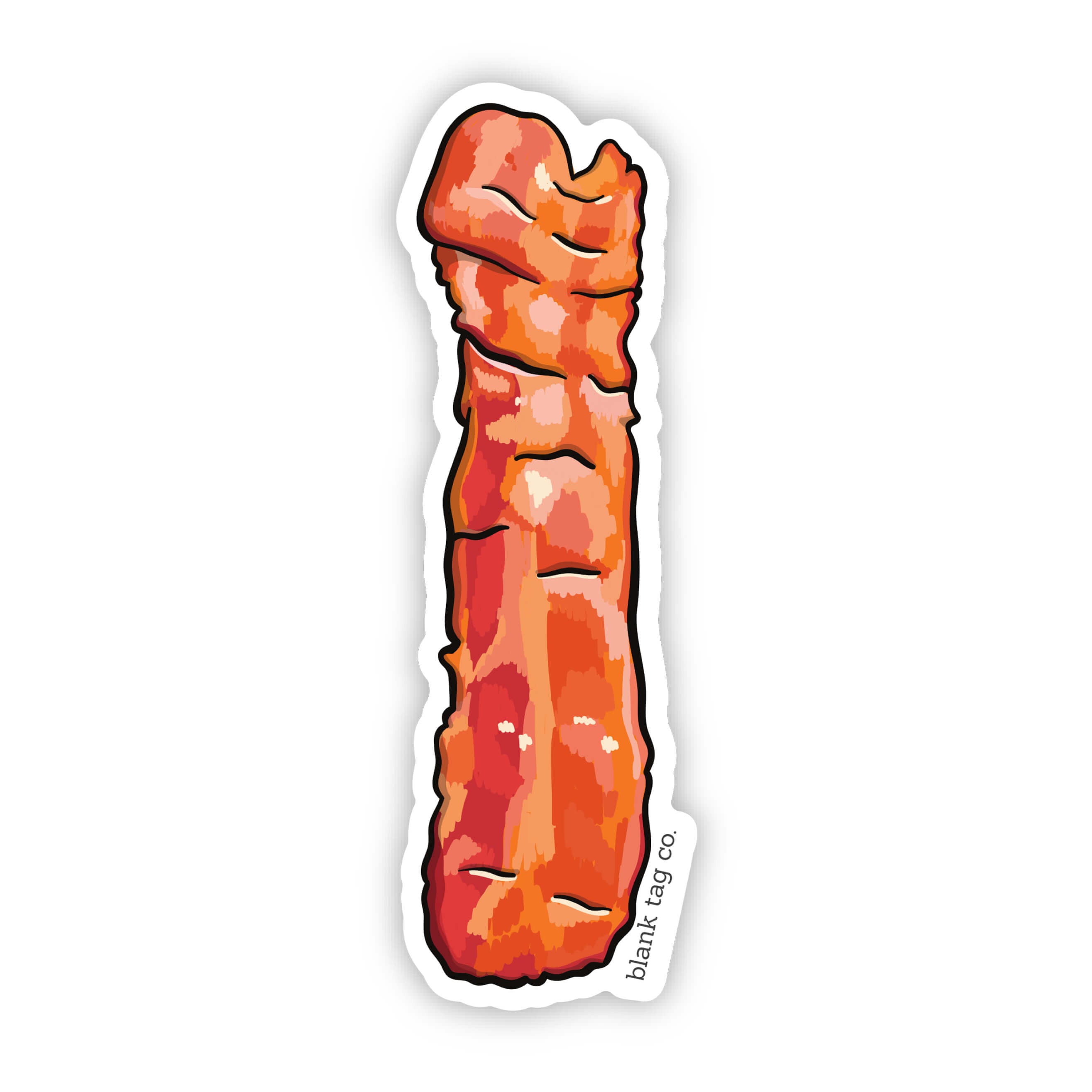 Blank Tag Co.® Waterproof Sticker - Strip of Bacon