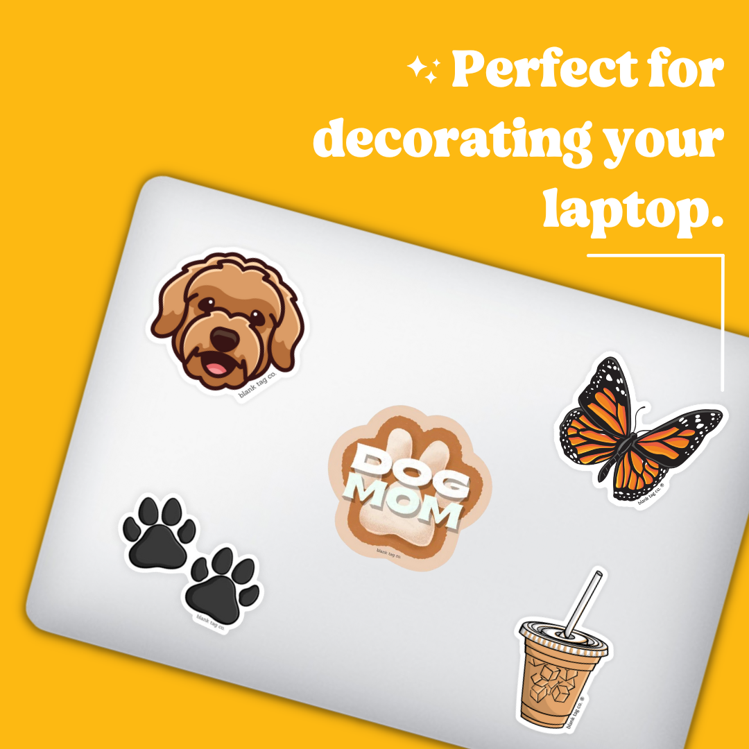 The Goldendoodle Face Sticker