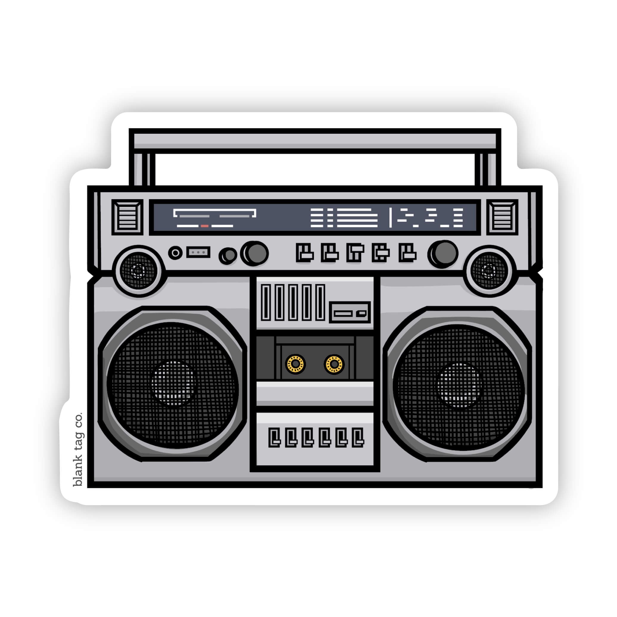 The Boombox Sticker