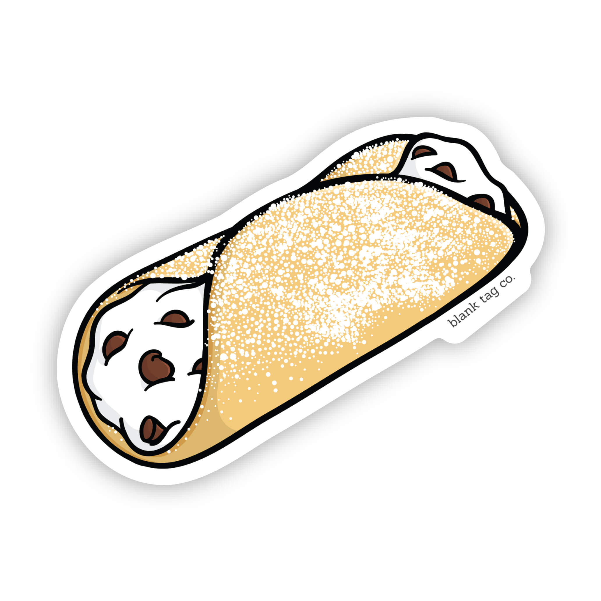 Blank Tag Co.® Waterproof Sticker - Cannoli
