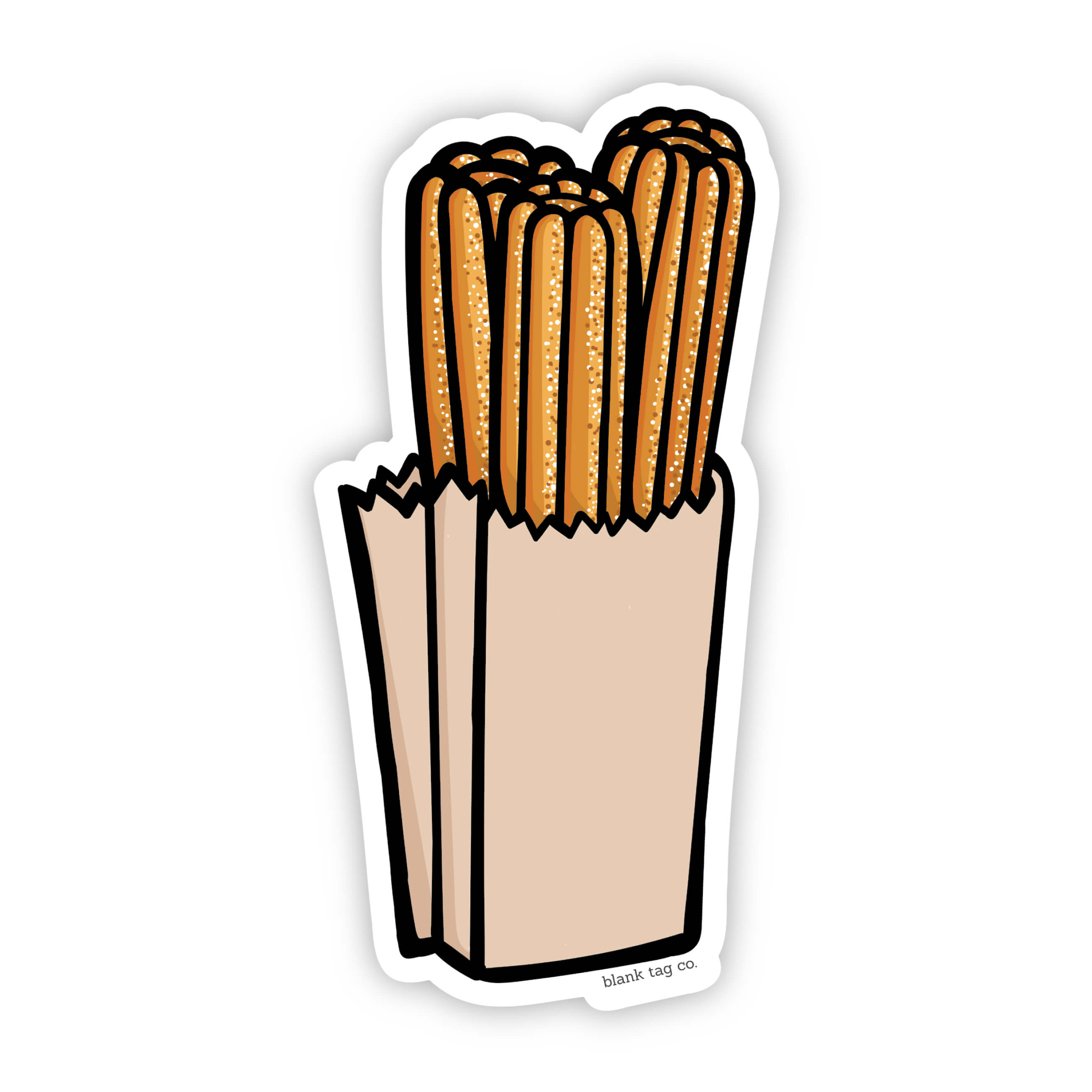 The Churros Sticker