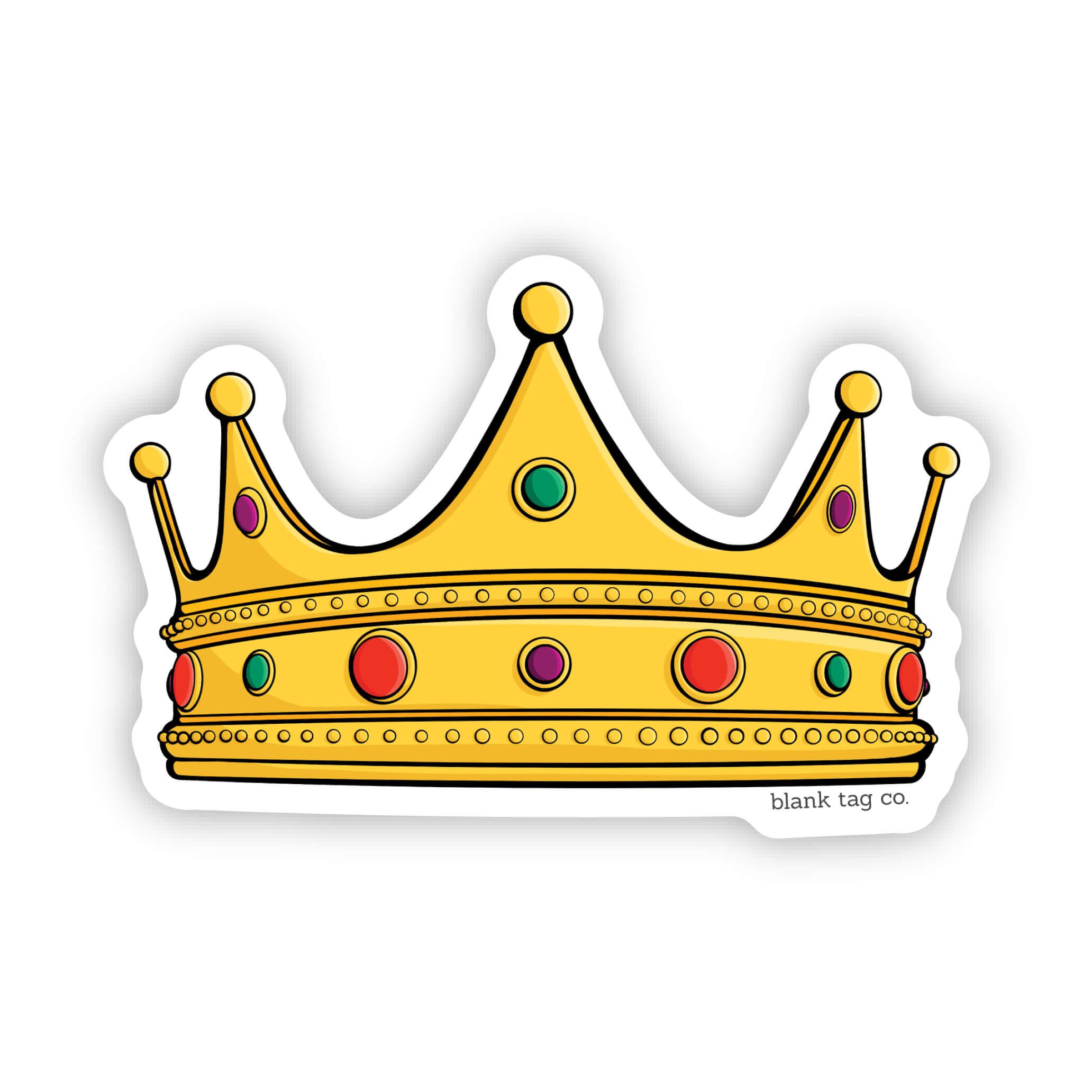 Blank Tag Co.® Waterproof Sticker - Crown