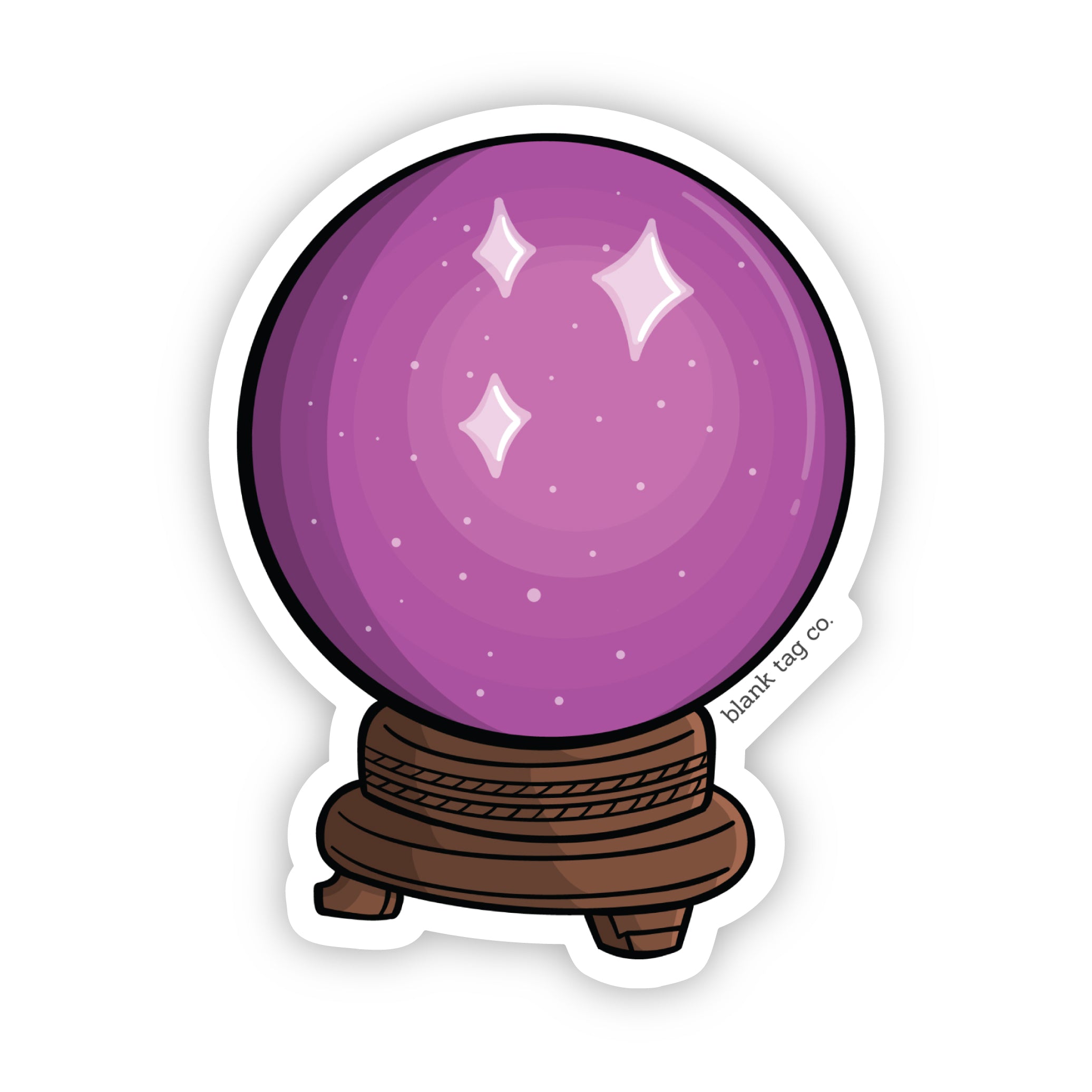Blank Tag Co.® Waterproof Sticker - Crystal Ball
