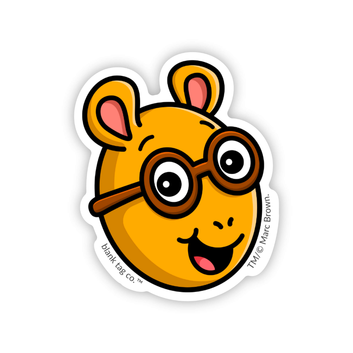 The Arthur Face Sticker