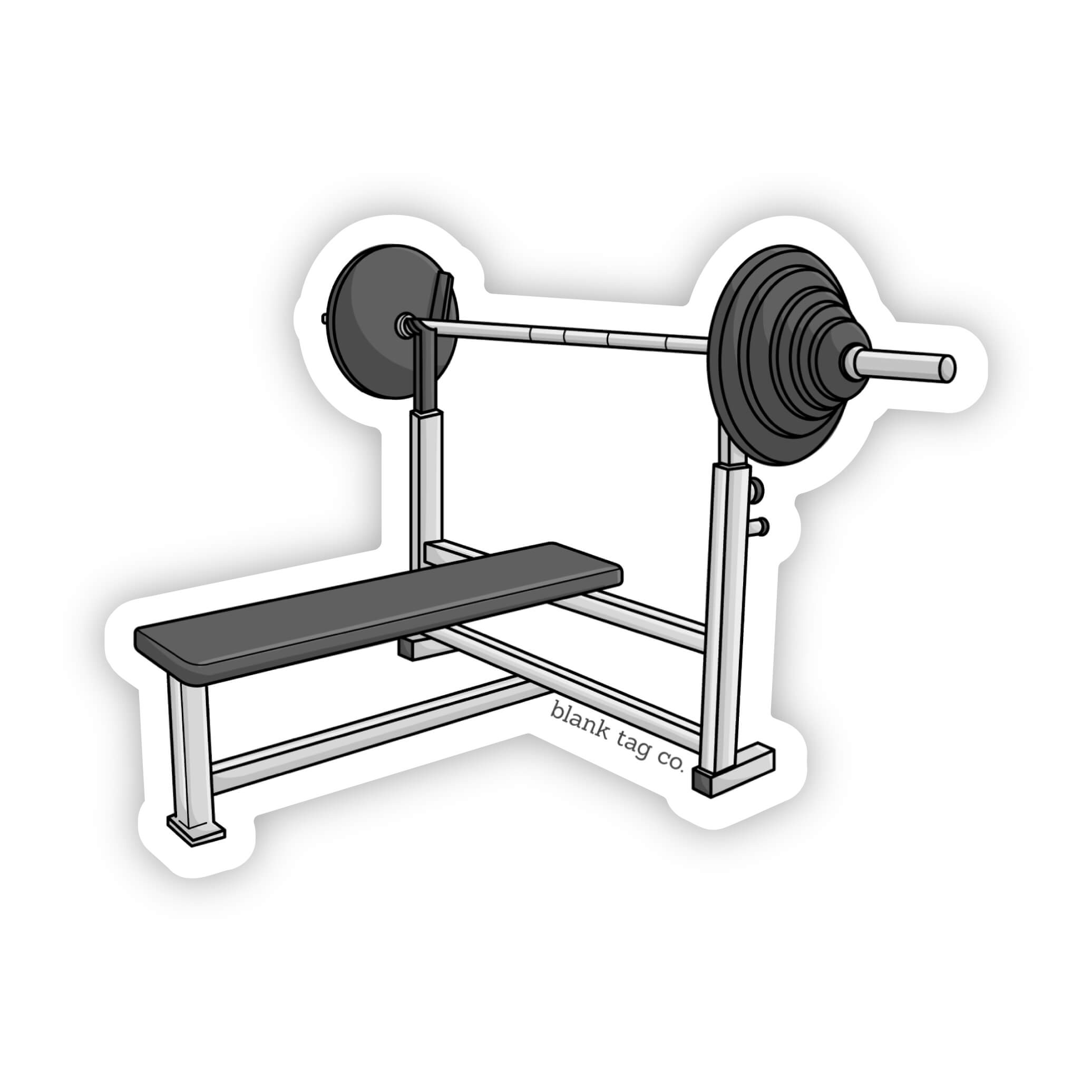 The Flat Bench Sticker