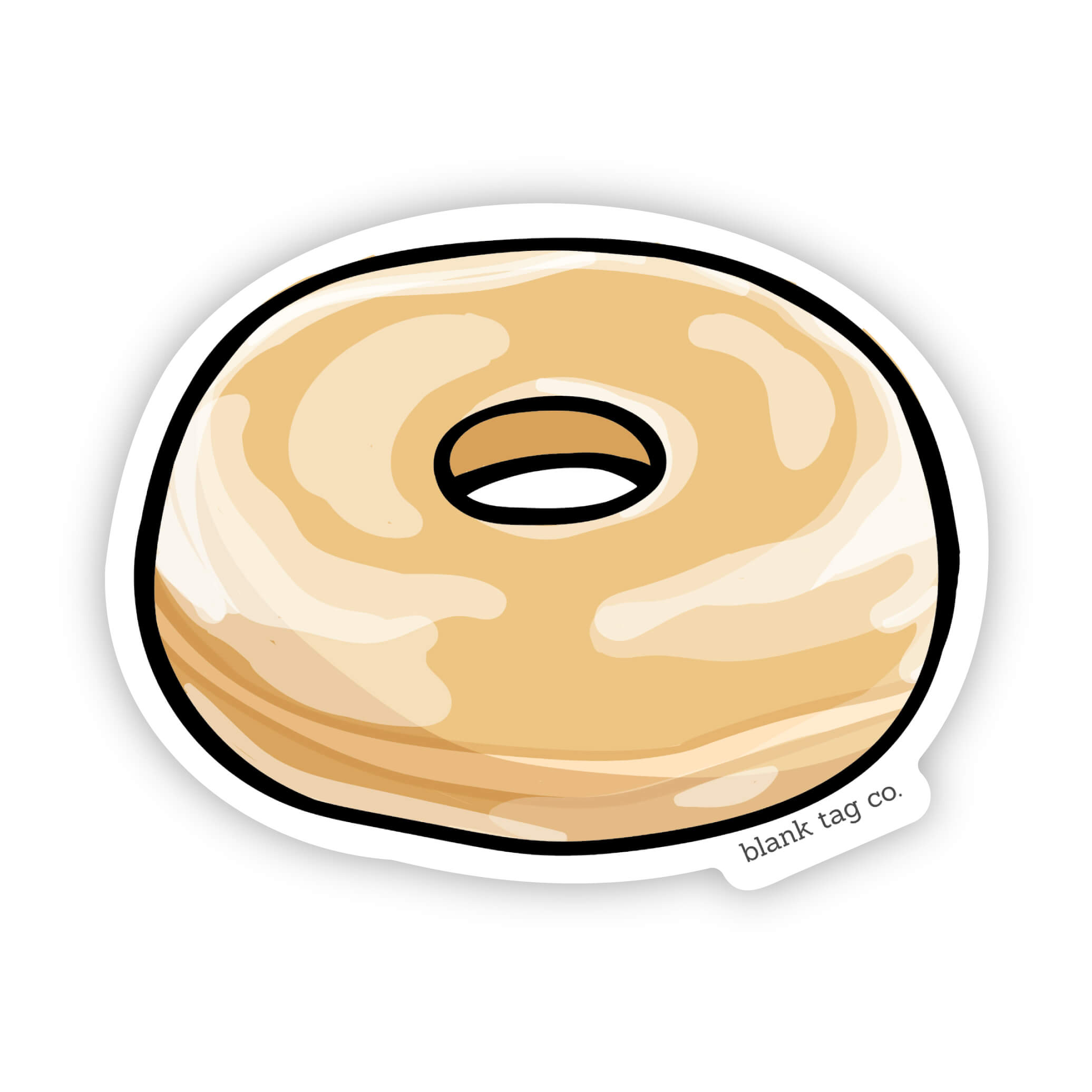 Blank Tag Co.® Waterproof Sticker - Glazed Donut