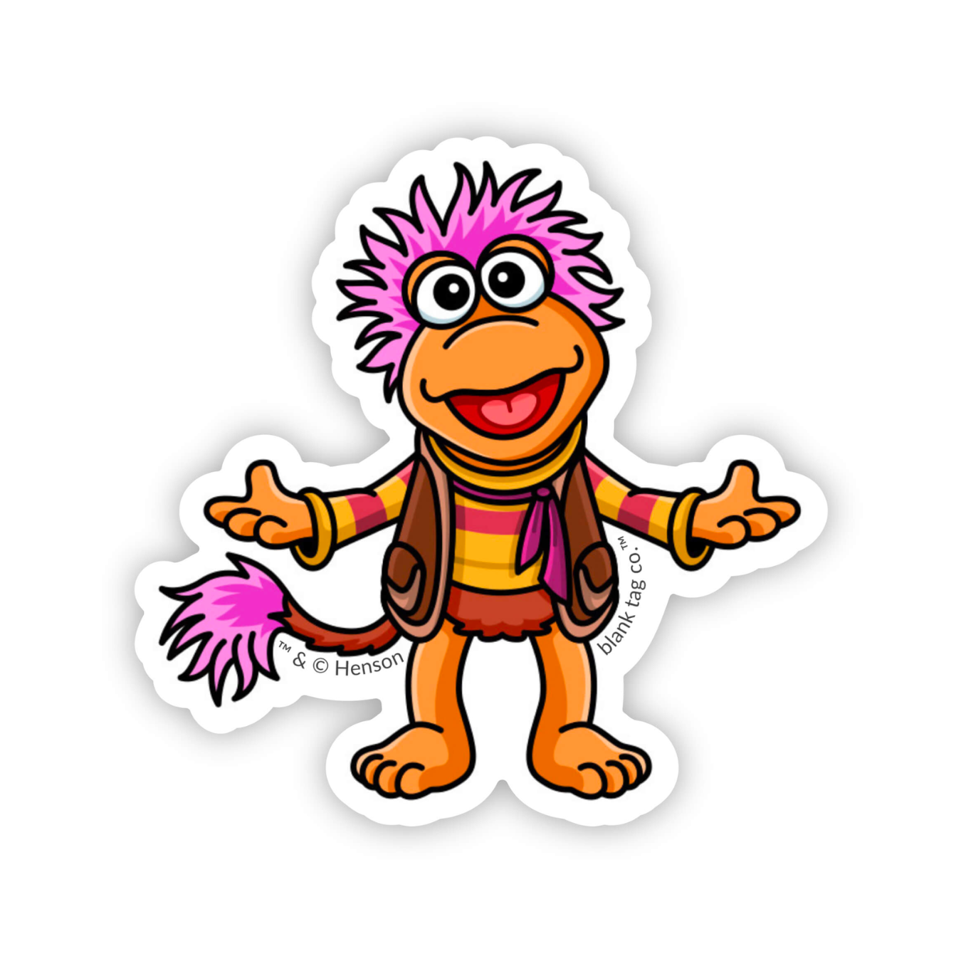 The Gobo Fraggle Sticker