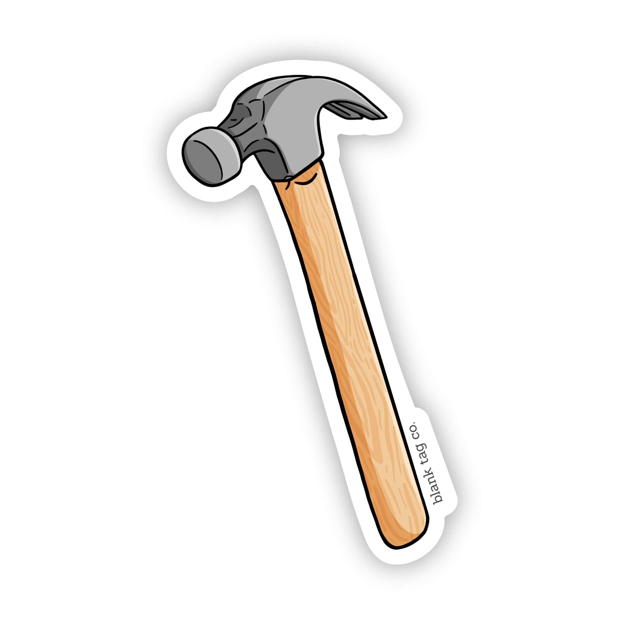 Blank Tag Co.® Waterproof Hammer Sticker