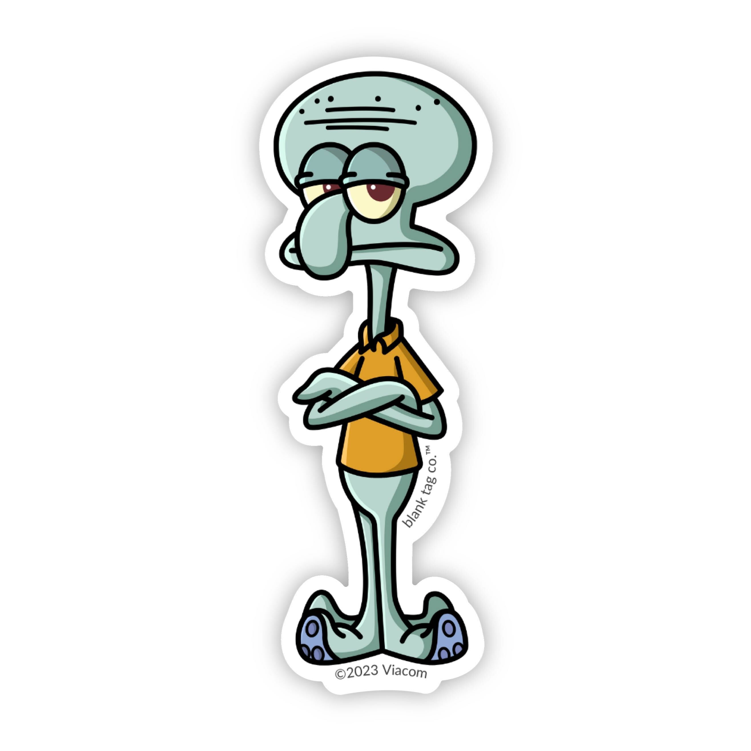 The Squidward Tentacles Sticker
