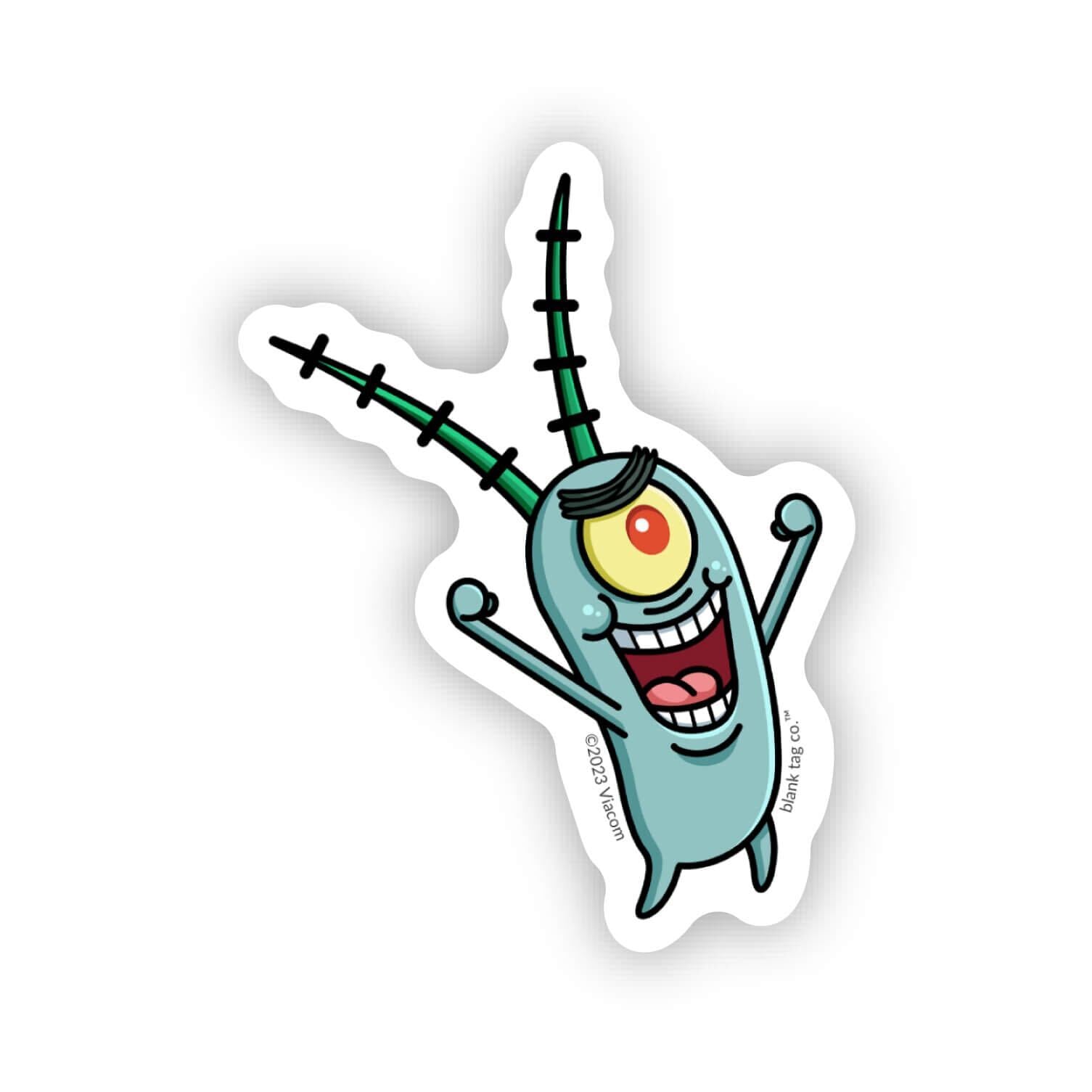 The Sheldon J. Plankton Sticker