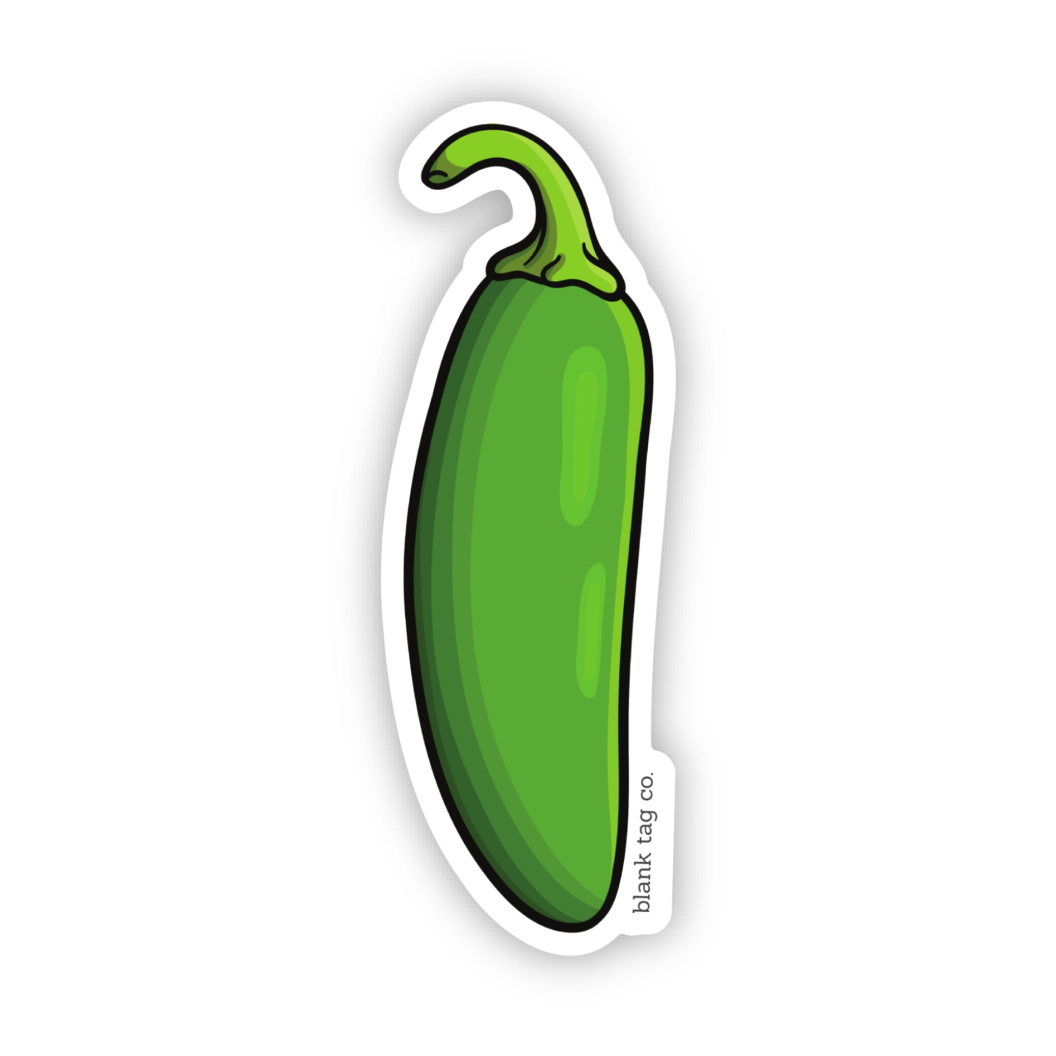 Blank Tag Co.® Waterproof Sticker - Jalapeño