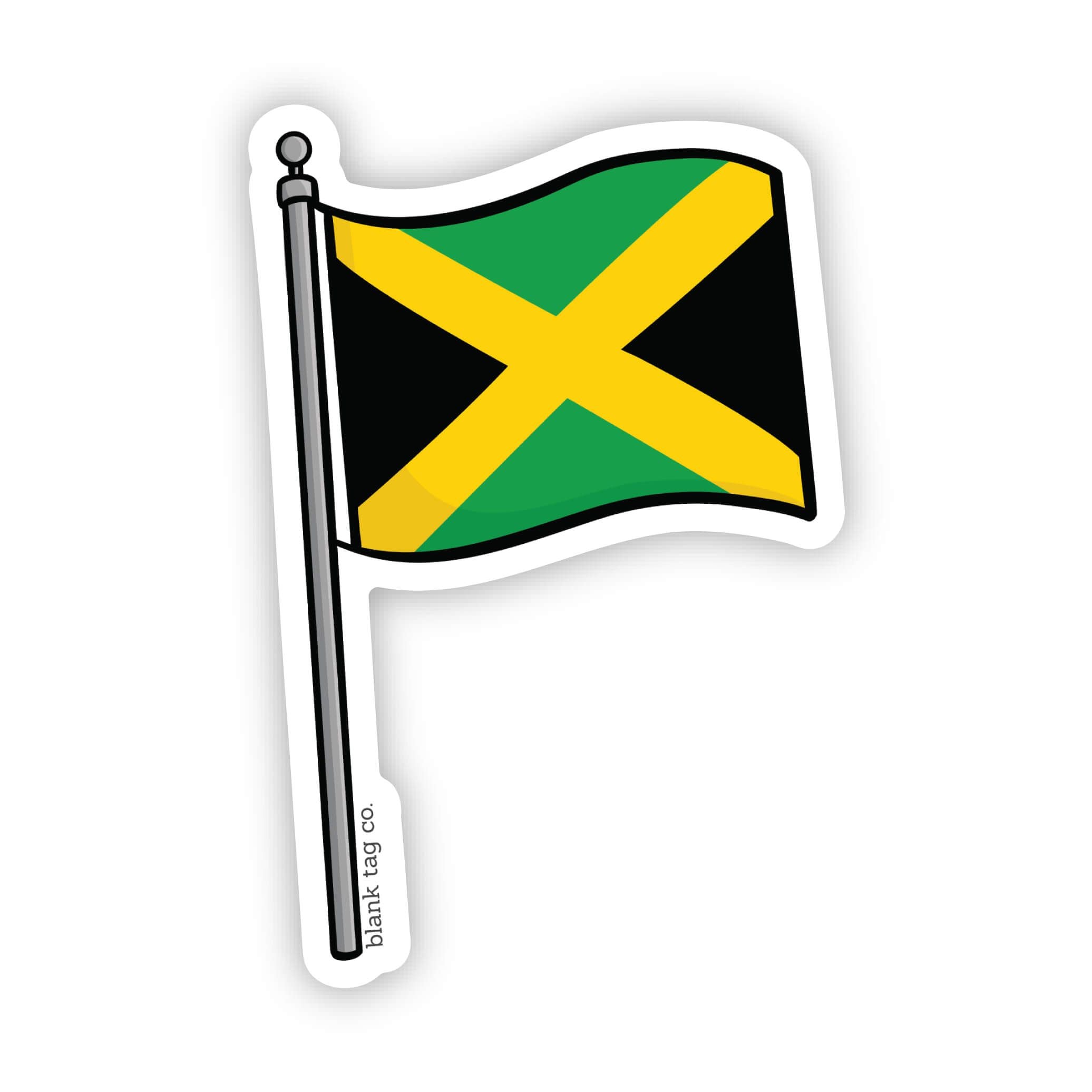 Blank Tag Co.® Waterproof Jamaica Flag