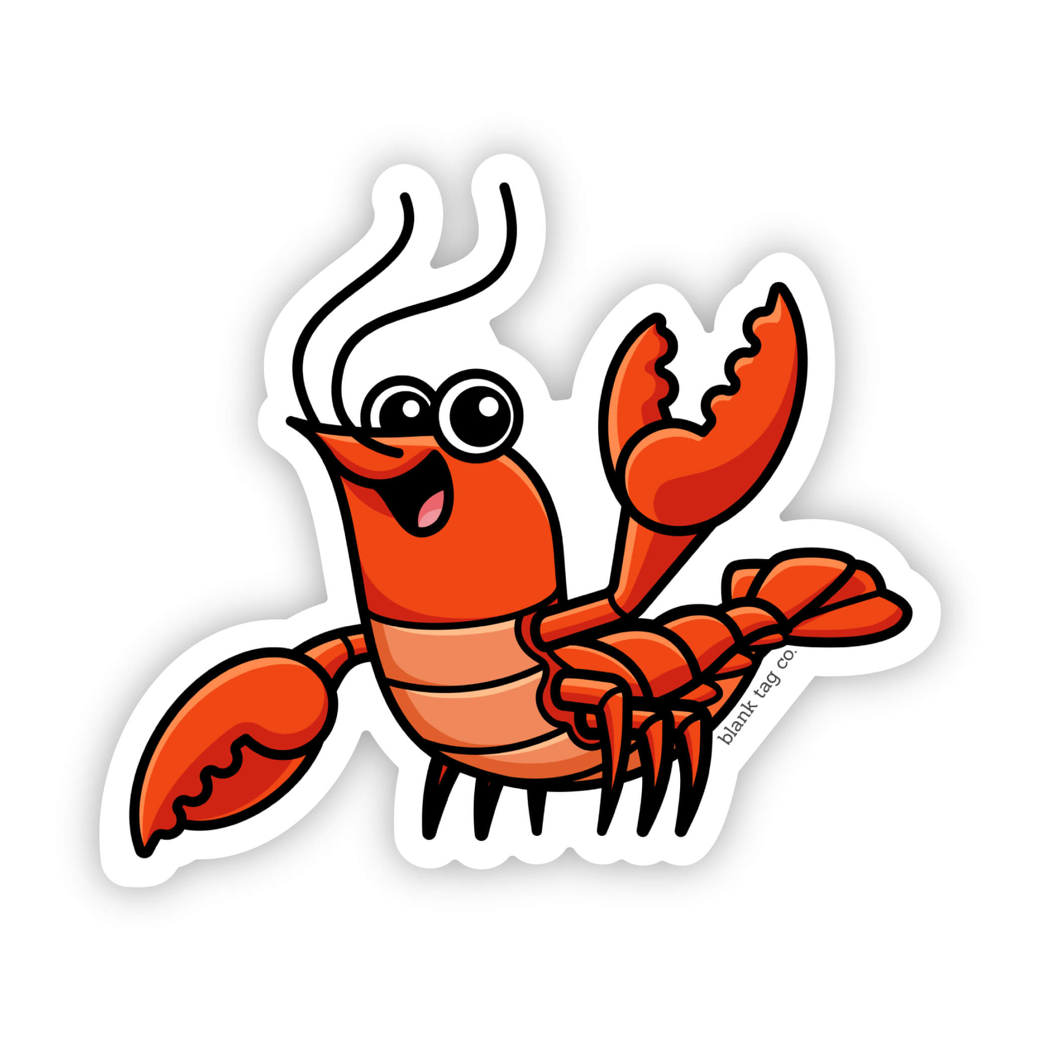 Blank Tag Co.® Waterproof Sticker - Lobster