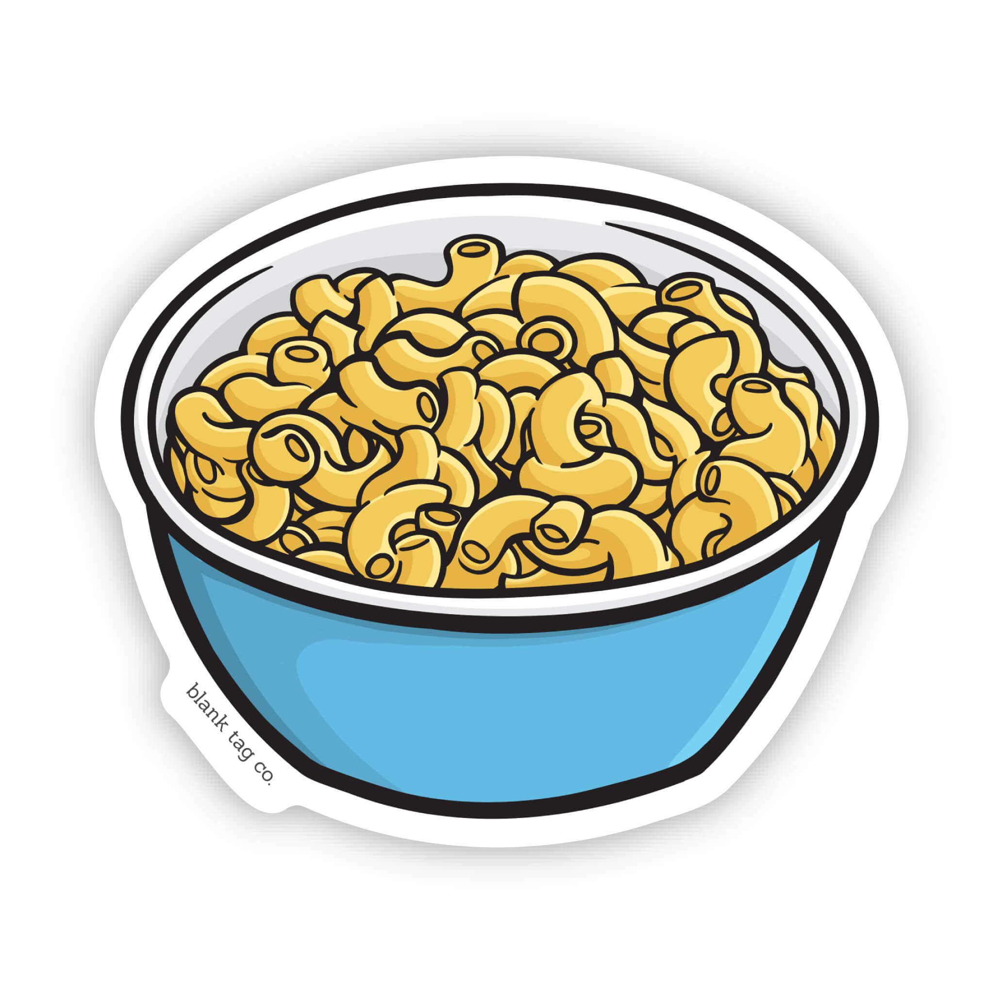 Blank Tag Co.® Waterproof Mac & Cheese Sticker