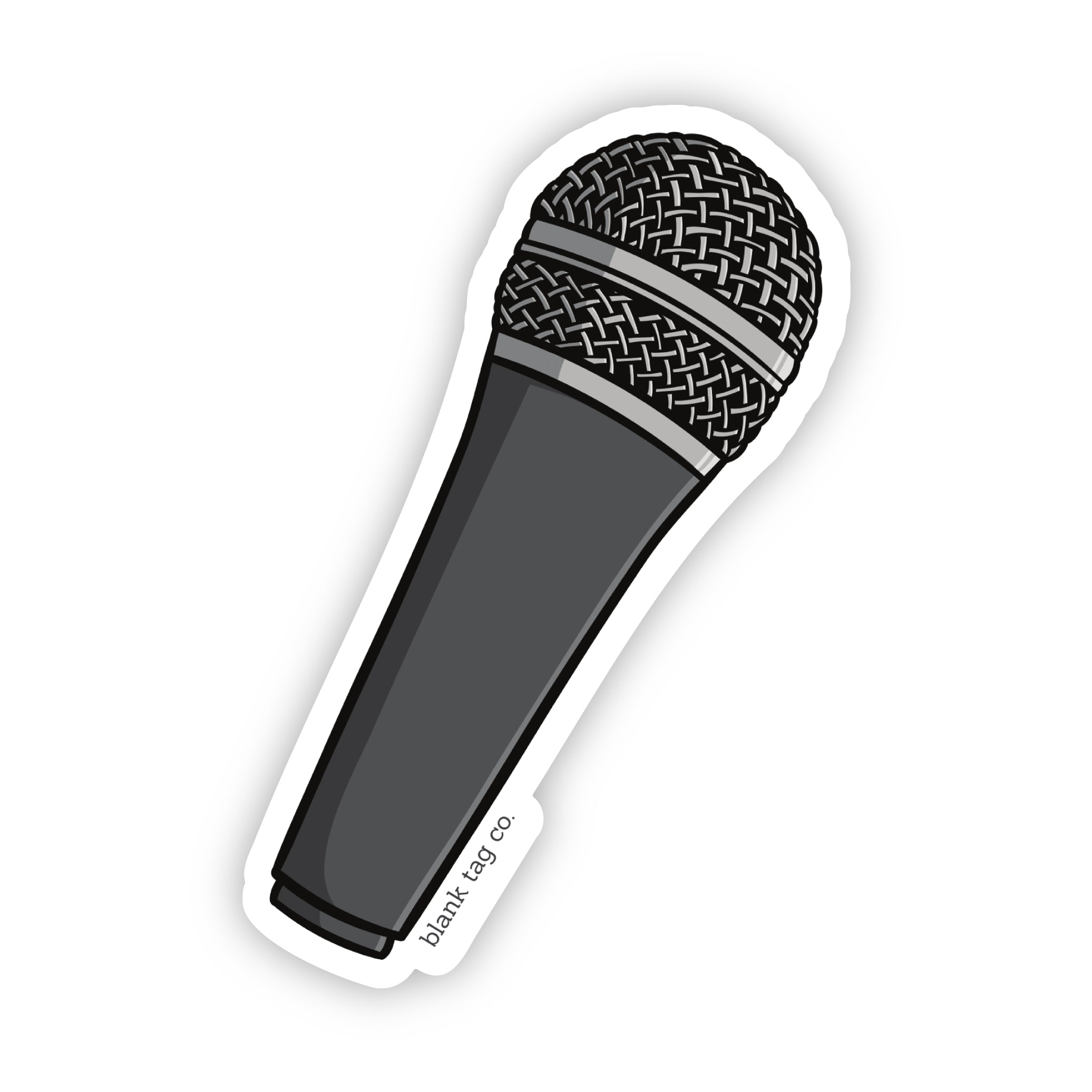 Blank Tag Co.® Waterproof Microphone Sticker