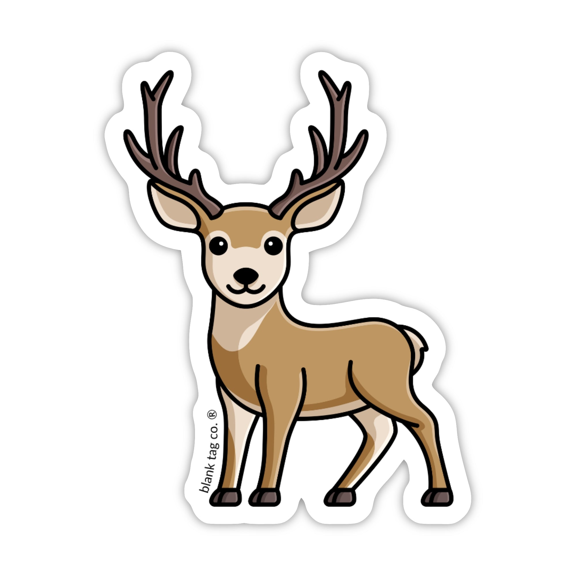 Blank Tag Co.® Waterproof Sticker - Mule Deer
