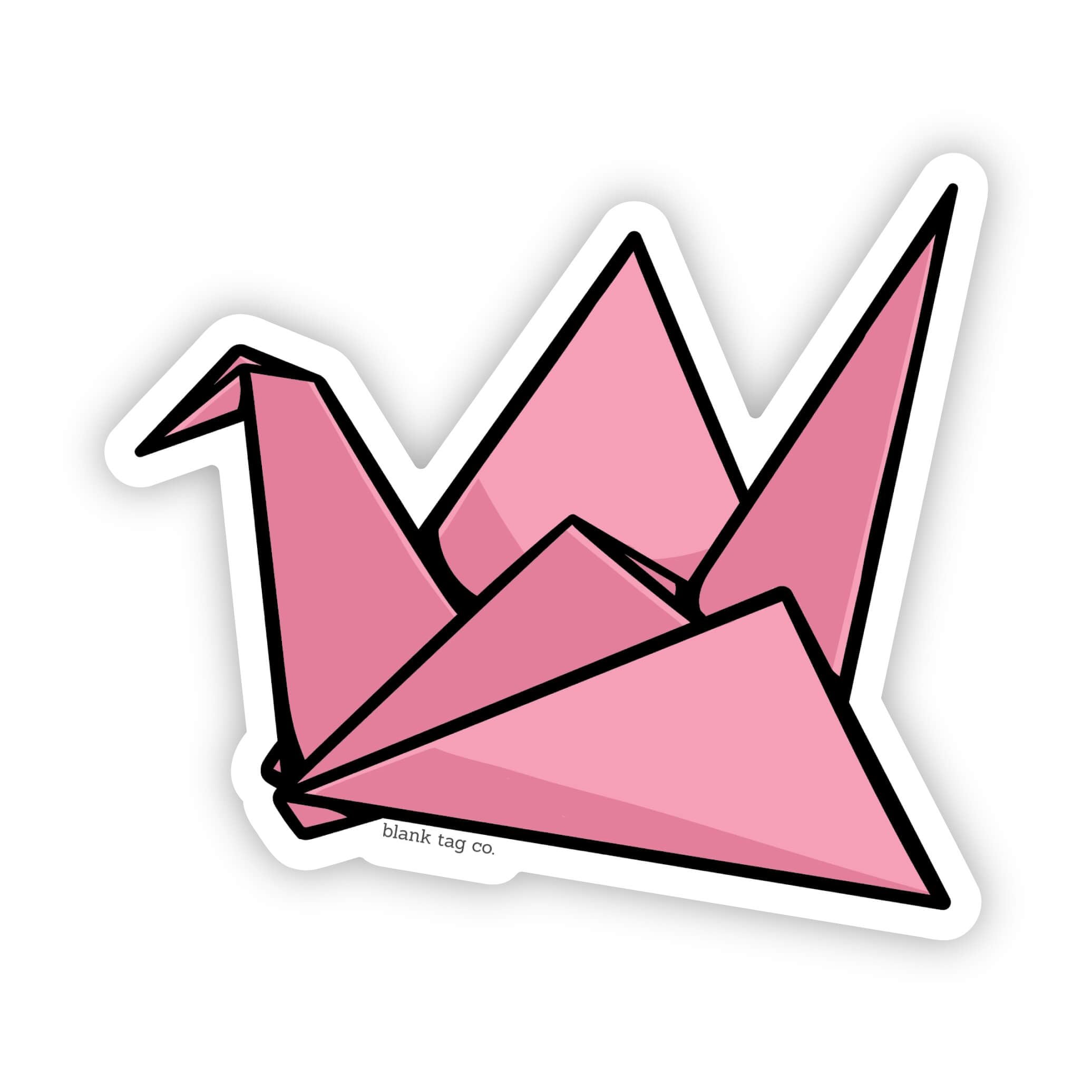 The Origami Crane Sticker