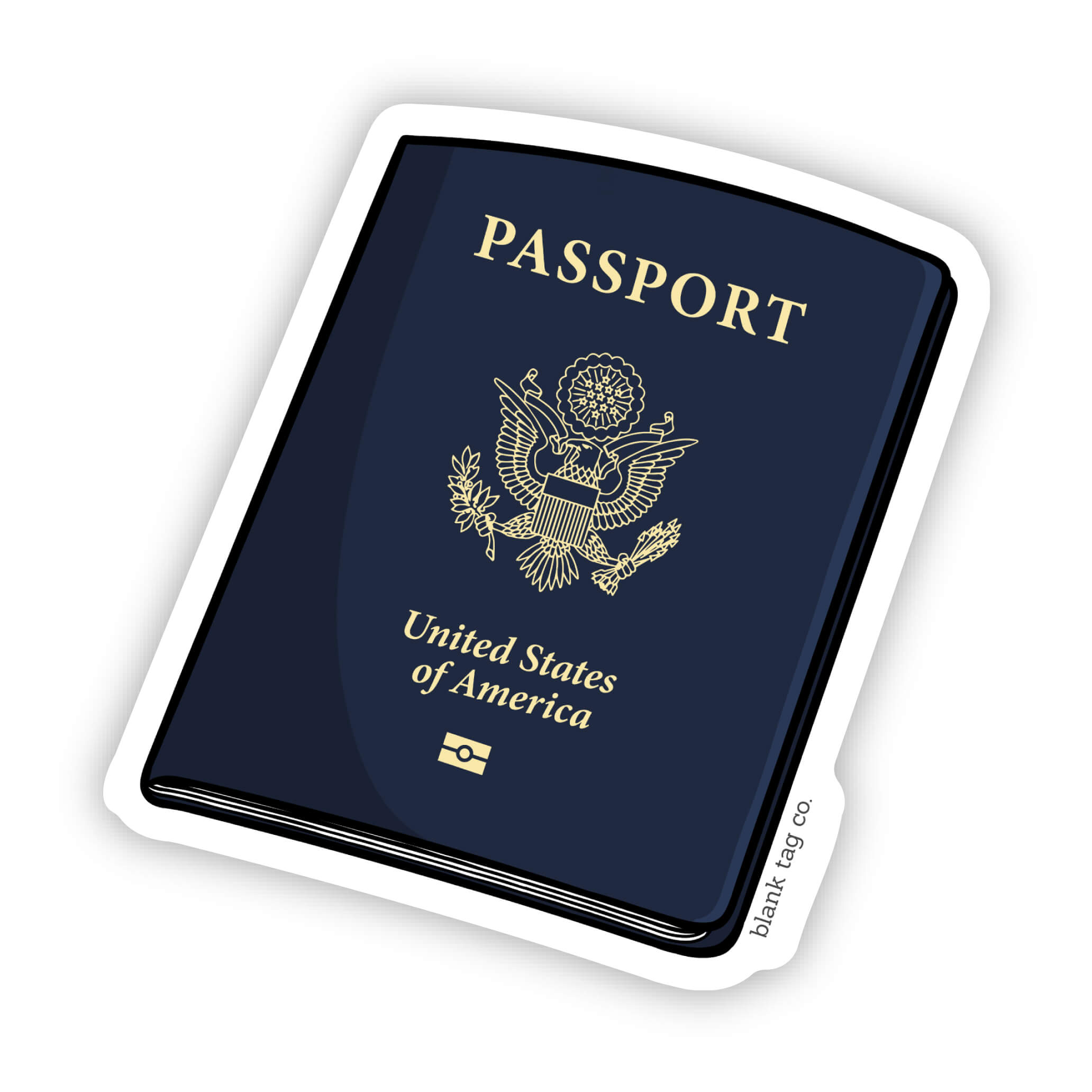 Blank Tag Co.® Waterproof Passport Sticker
