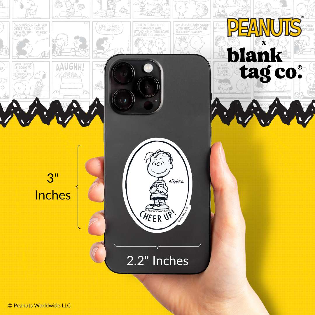 Peanuts® Waterproof Sticker - Cheer Up Linus