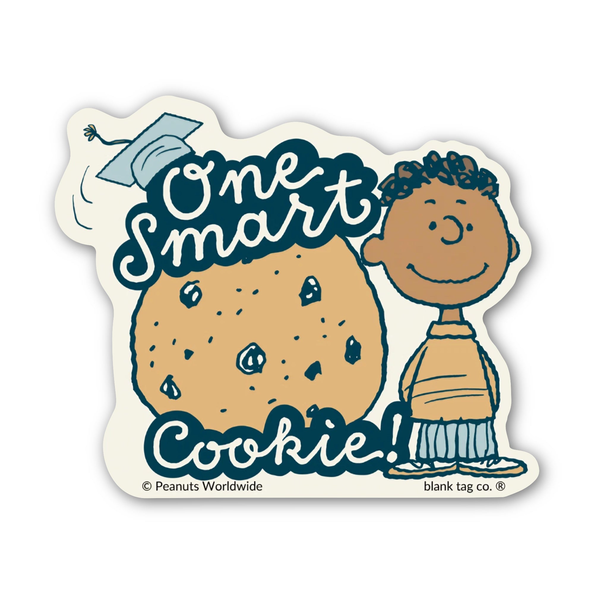 Peanuts® Waterproof Sticker - One Smart Cookie (Franklin)