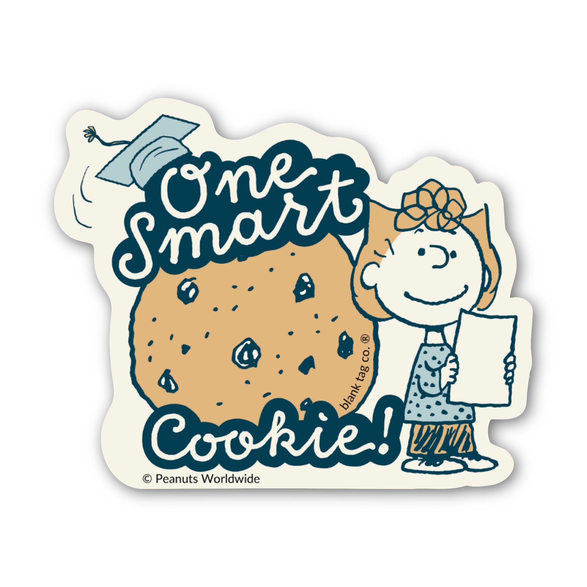 Peanuts® Waterproof Sticker - One Smart Cookie (Sally)