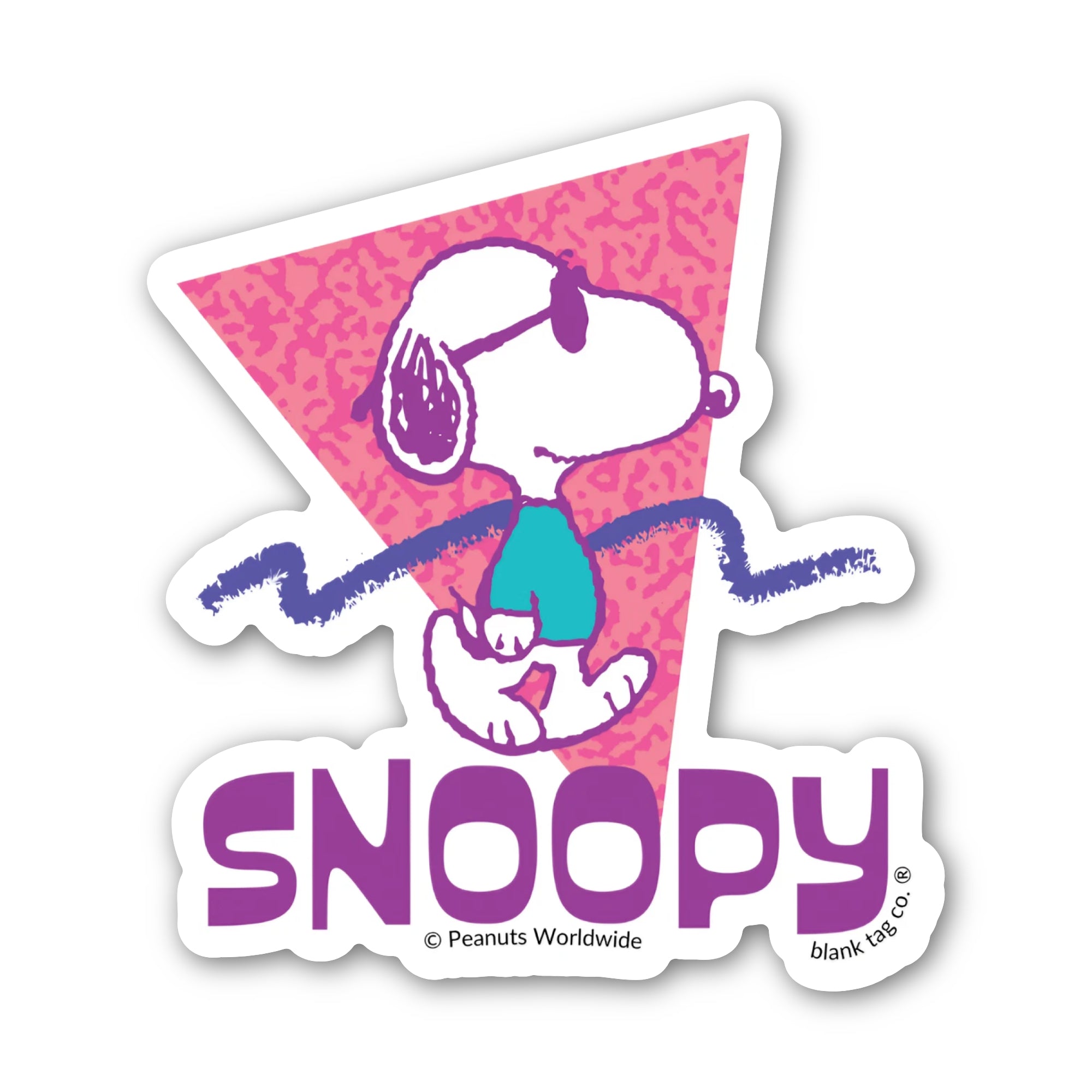 Peanuts® Waterproof Sticker - Cool Snoopy