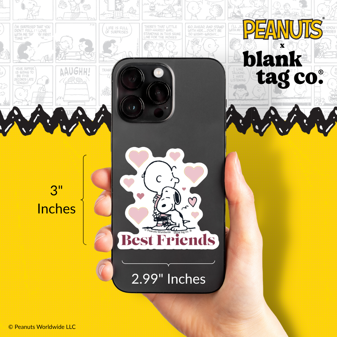 Peanuts® Waterproof Sticker - Best Friends