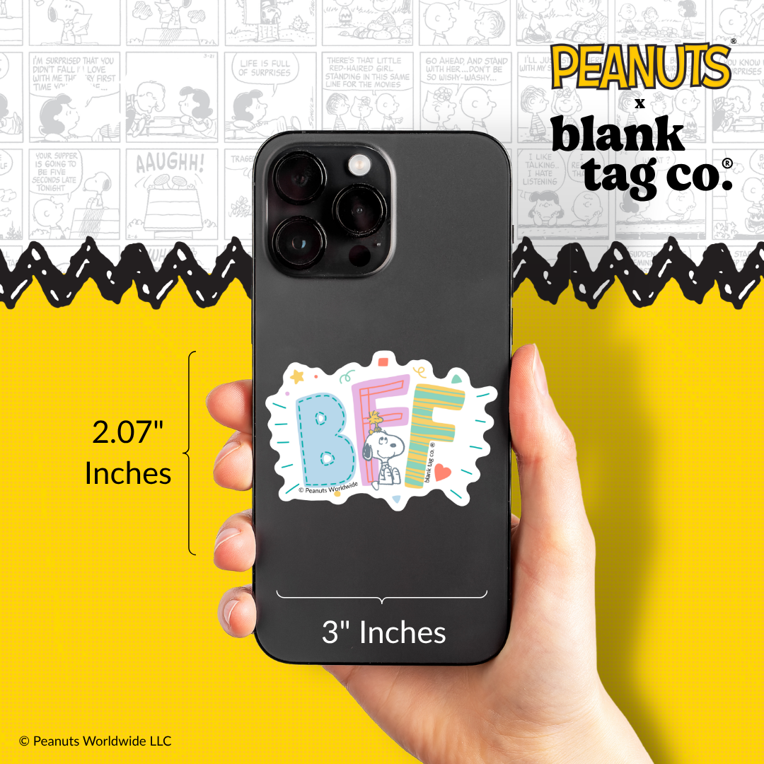Peanuts® Waterproof Sticker - BFF