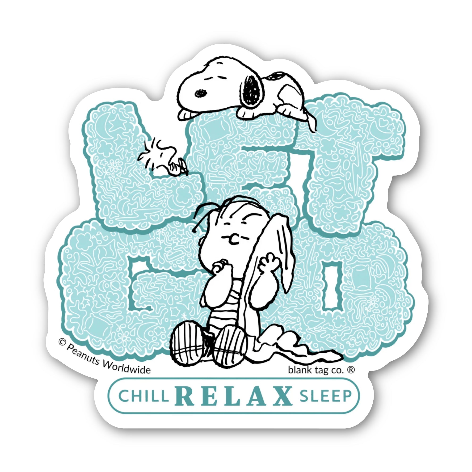 Peanuts® Waterproof Sticker - Let Go