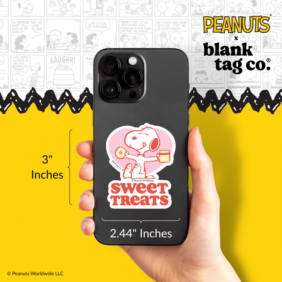 Peanuts® Waterproof Sticker - Sweet Treats