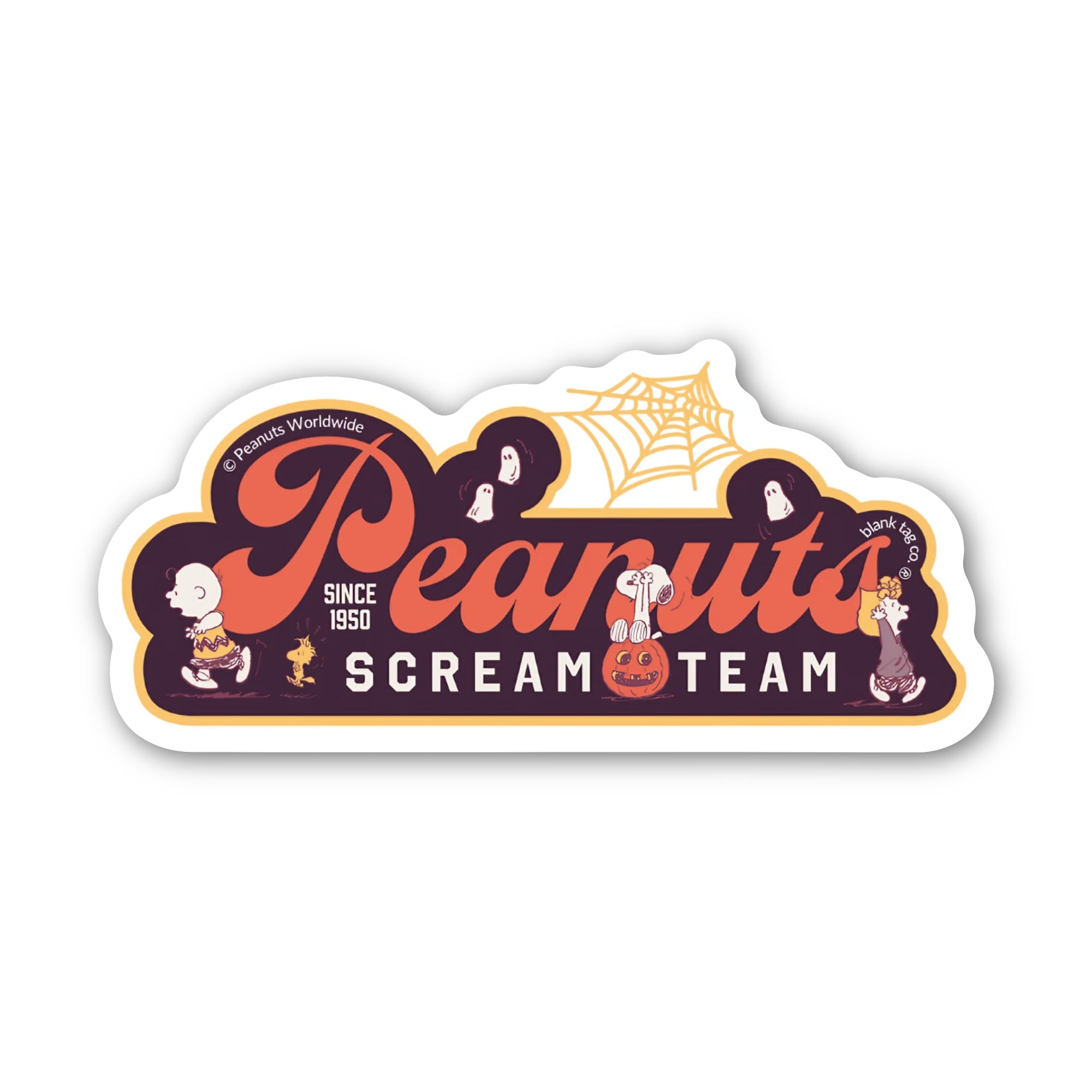 Peanuts® Waterproof Sticker - Peanuts Scream Team