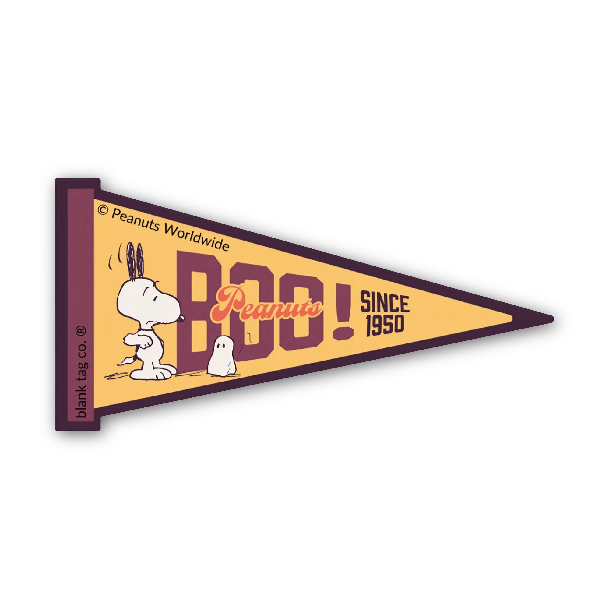 Peanuts® Waterproof Sticker - Boo! Flag