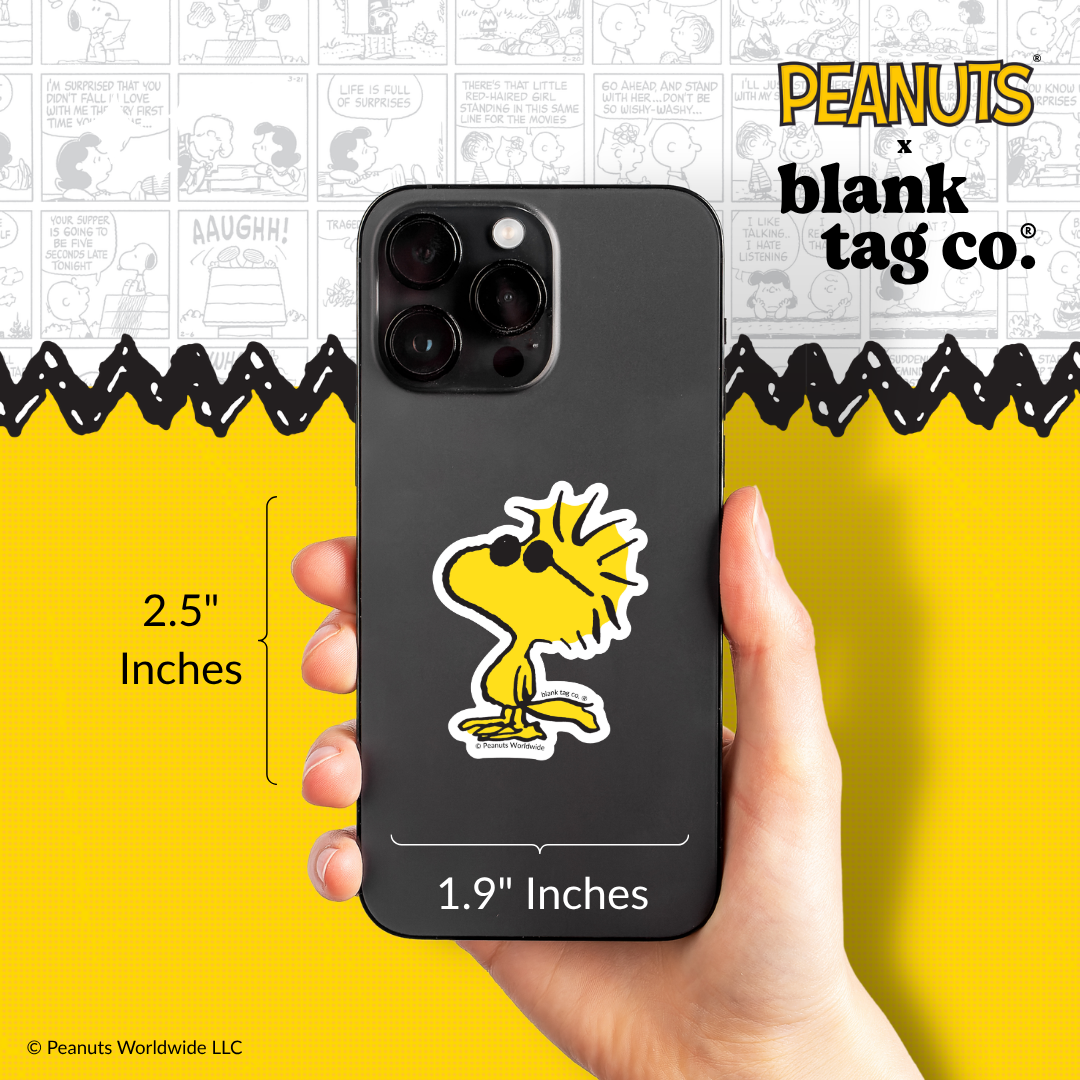 Peanuts® Waterproof Sticker - Cool Woodstock