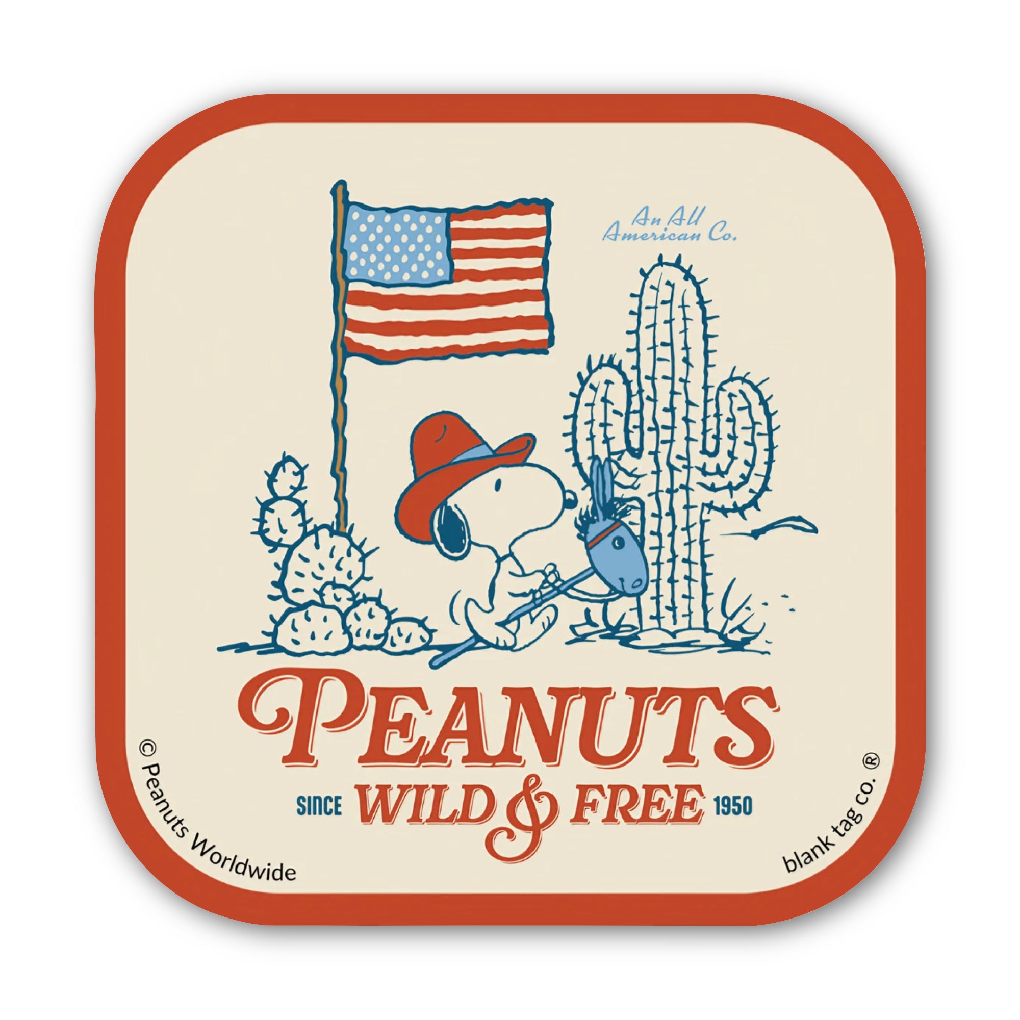 Peanuts® Waterproof Sticker - Peanuts Wild & Free