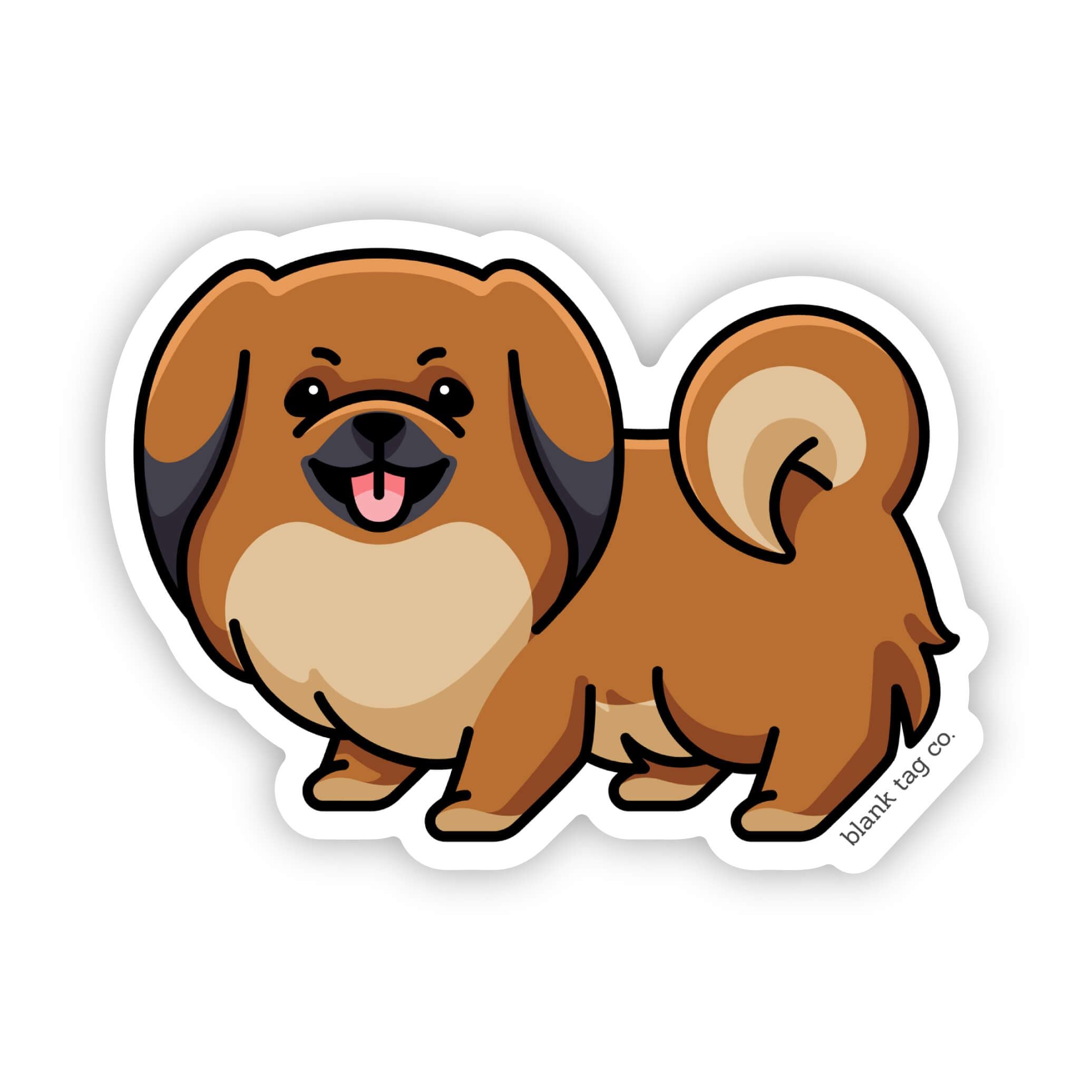 Blank Tag Co.® Waterproof Pekingese Sticker