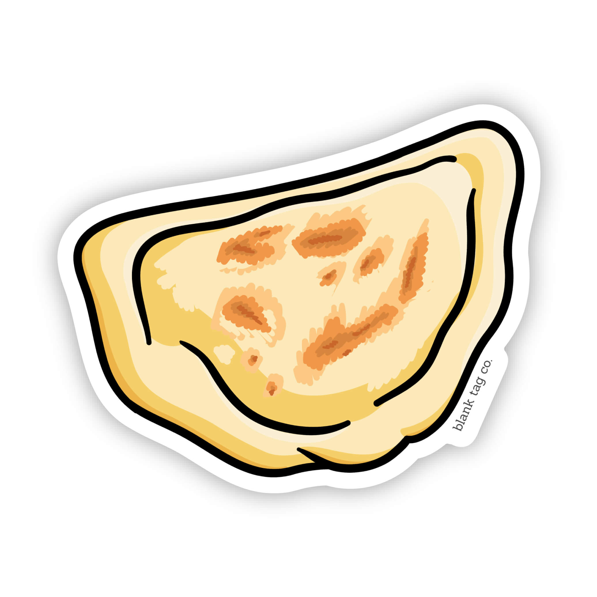 Blank Tag Co.® Waterproof Pierogi Sticker