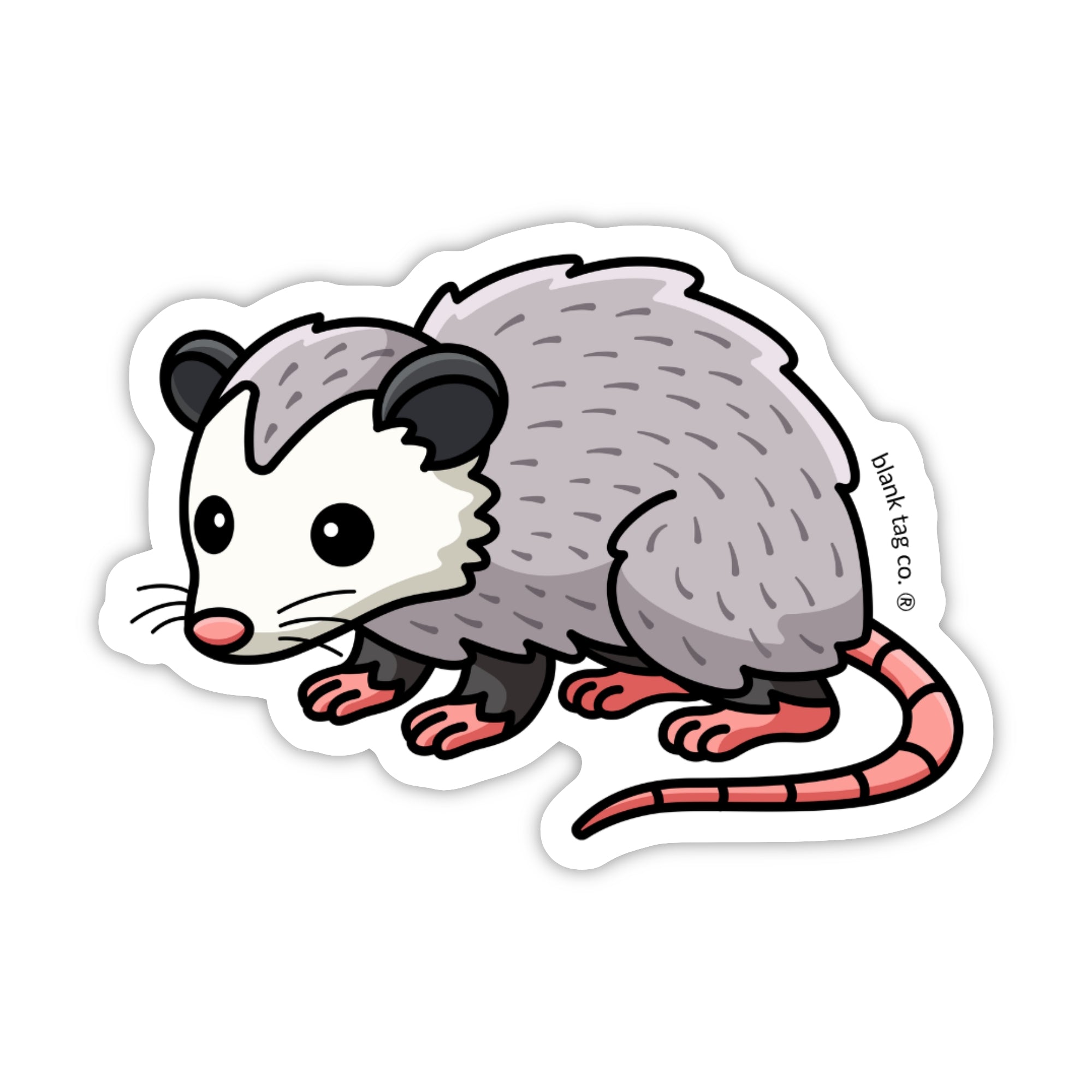 Blank Tag Co.® Waterproof Sticker - Possum