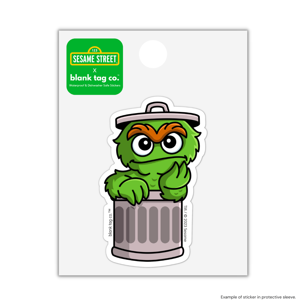 Oscar The Grouch Sticker