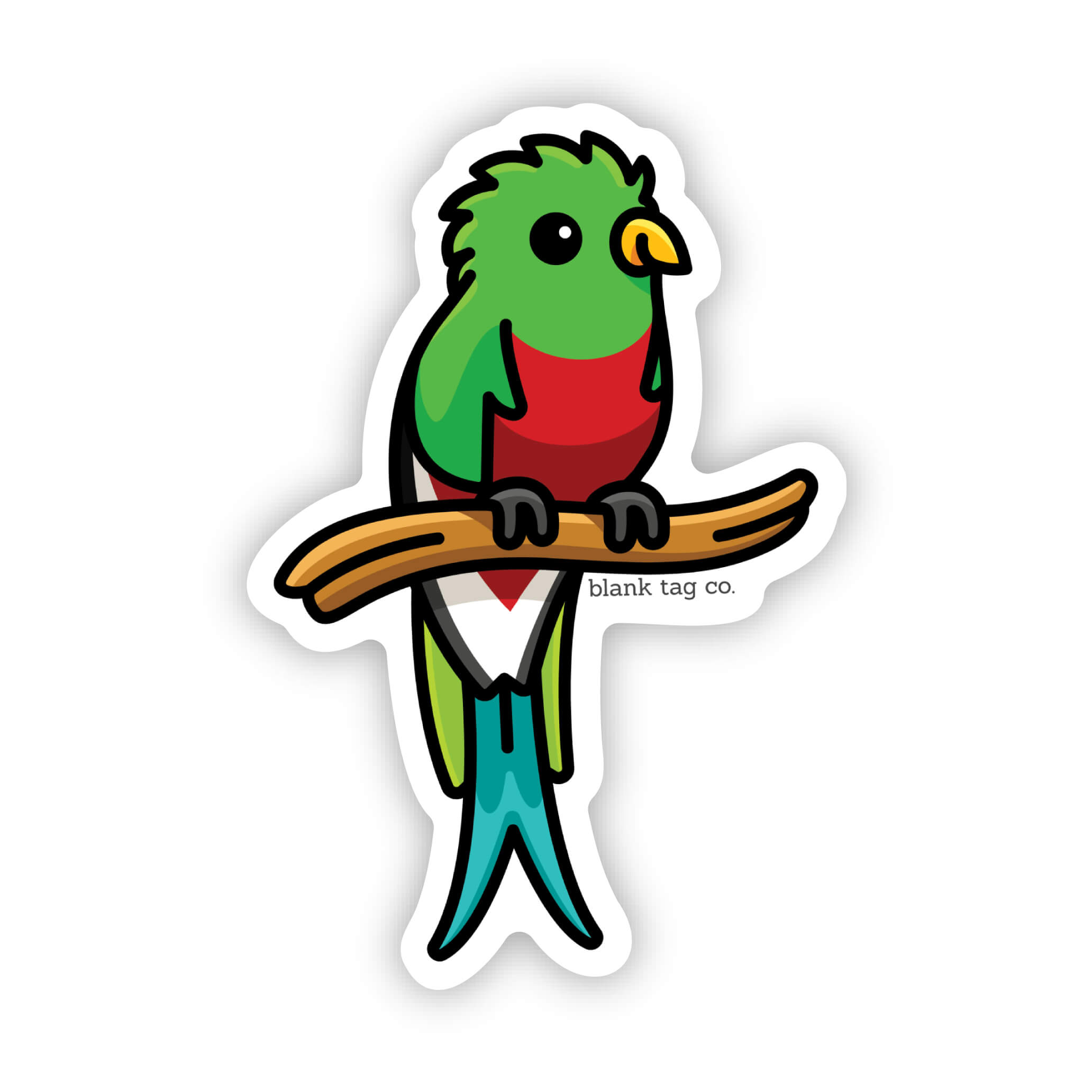 Blank Tag Co.® Quetzal Waterproof Sticker