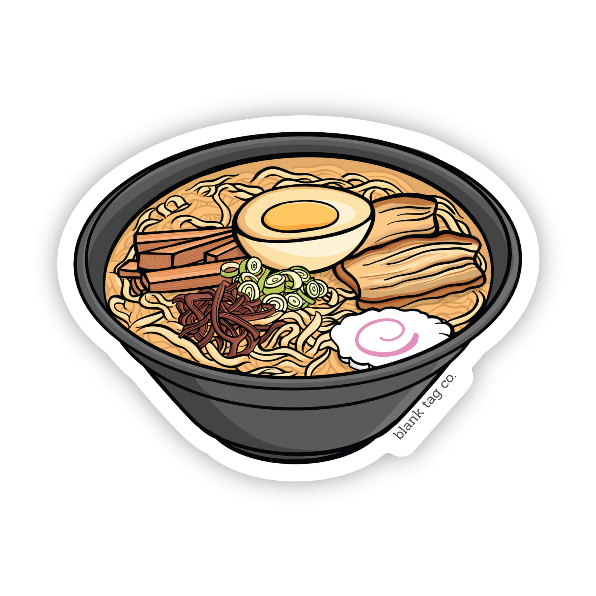 Blank Tag Co.® Ramen Waterproof Sticker