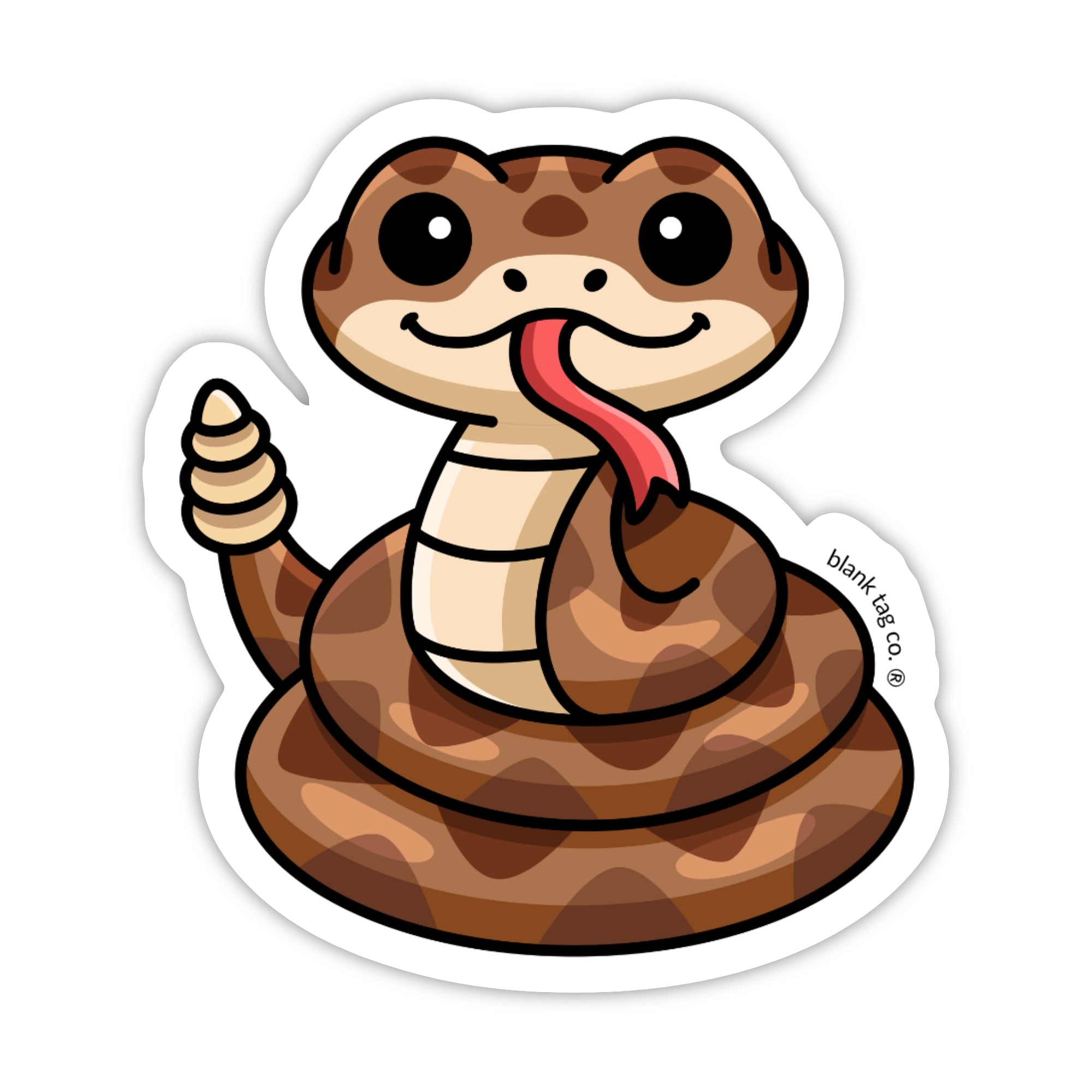 Blank Tag Co.® Waterproof Sticker - Rattlesnake
