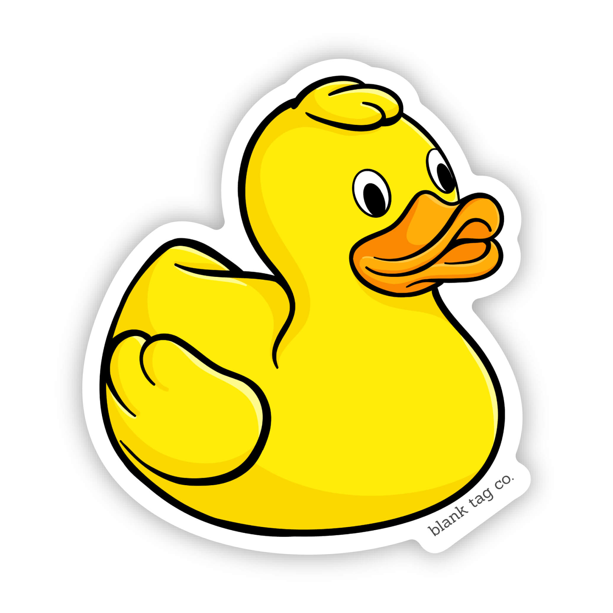 Blank Tag Co.® Rubber Ducky Waterproof Sticker