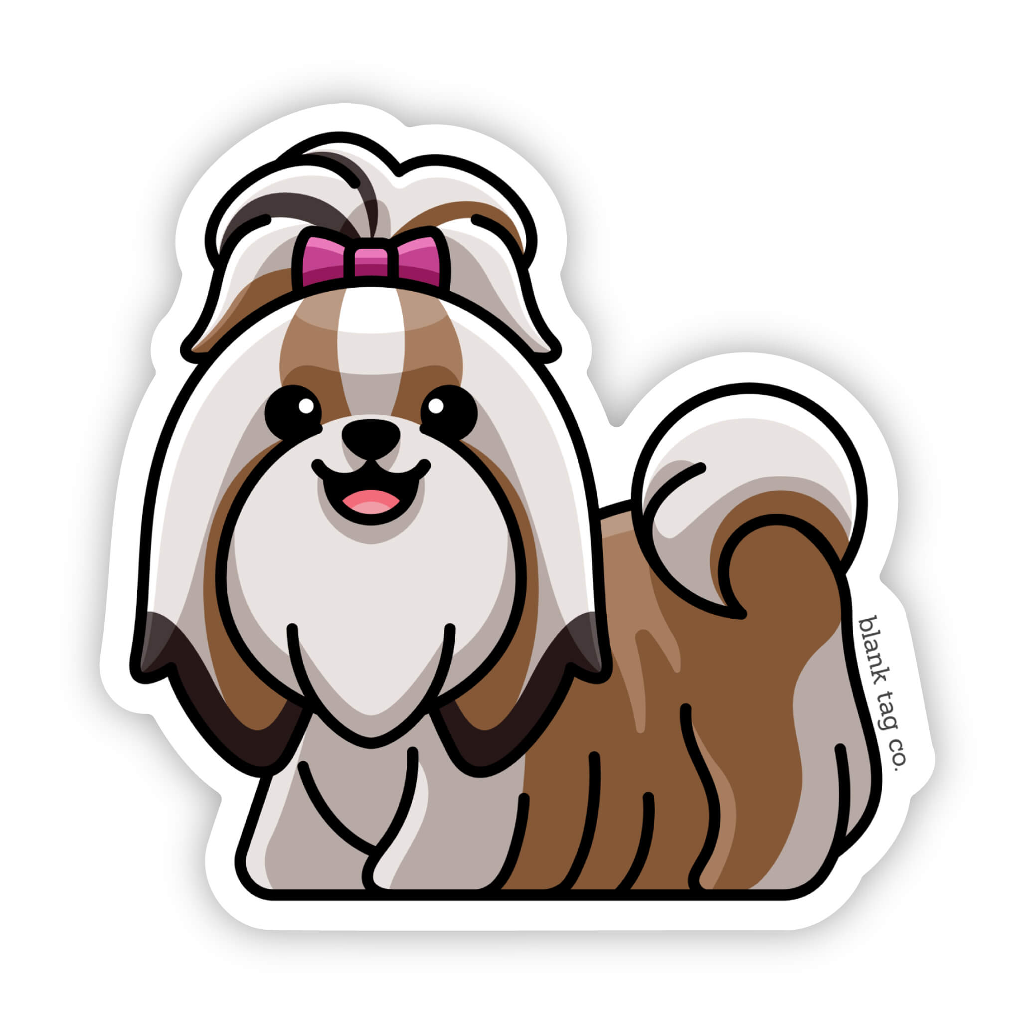 Blank Tag Co.® Waterproof Sticker - Shih Tzu