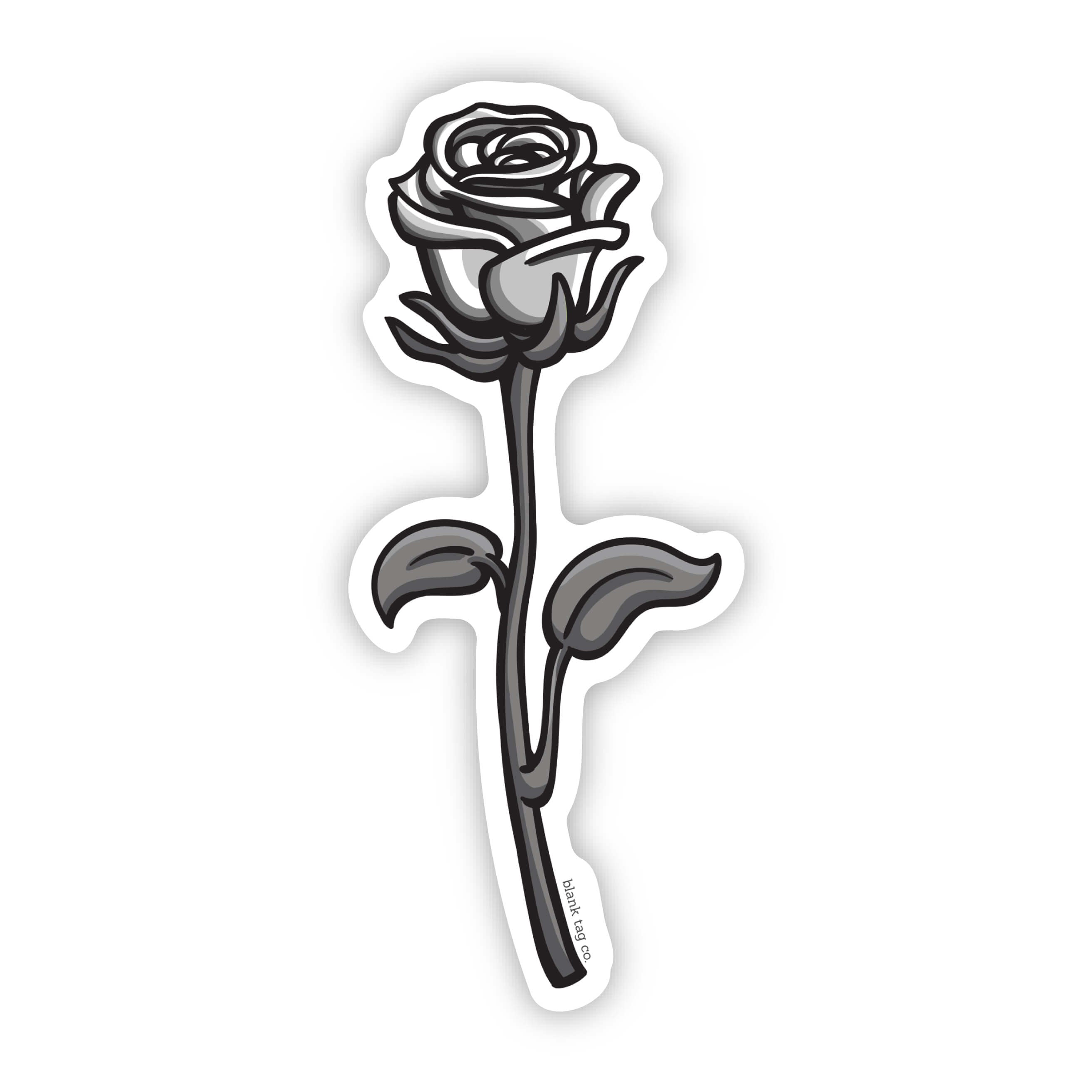 Blank Tag Co.® Waterproof Sexy Silver Rose