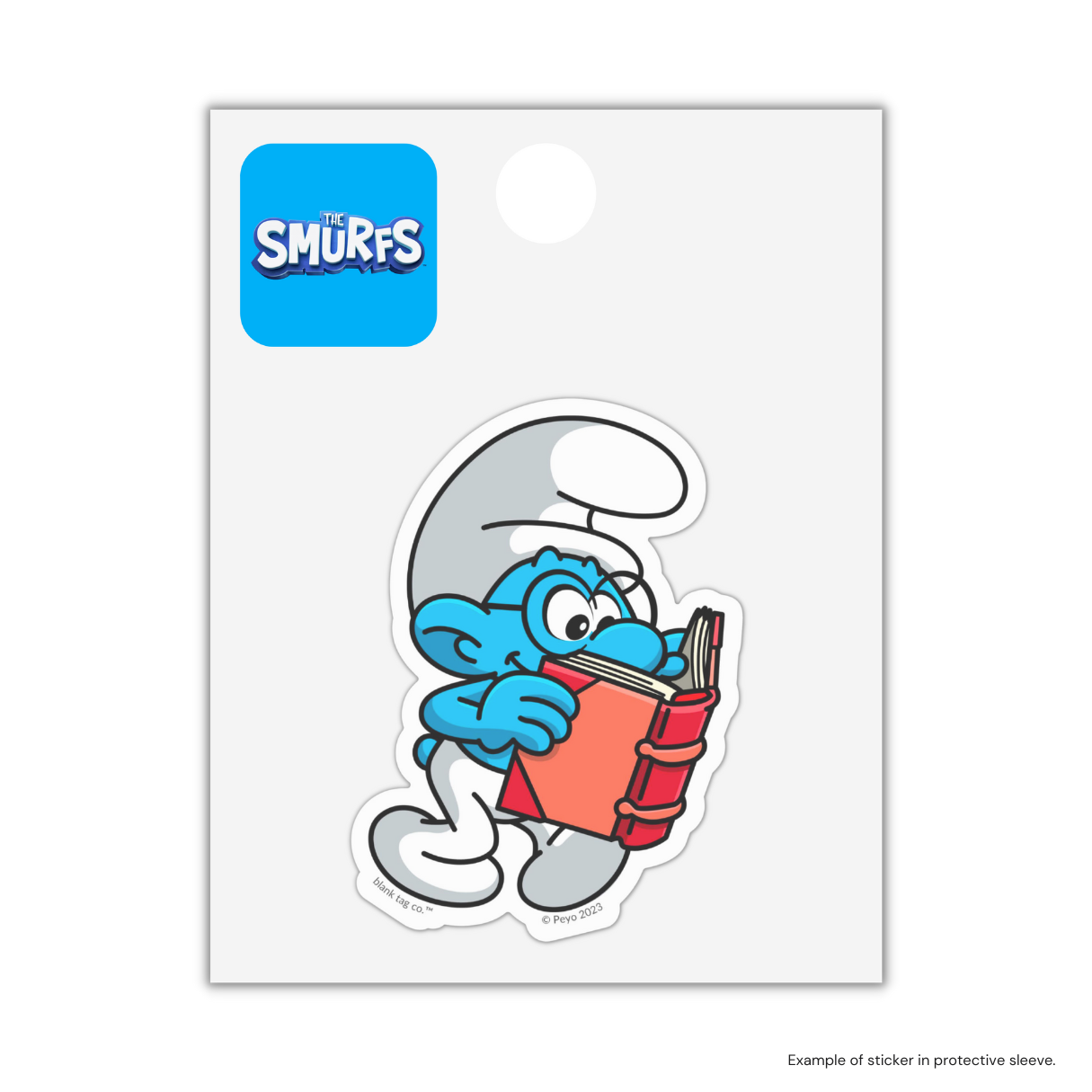 The Brainy Smurf Sticker
