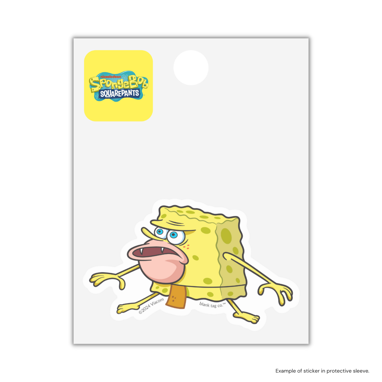 The Caveman SpongeBob Meme Sticker