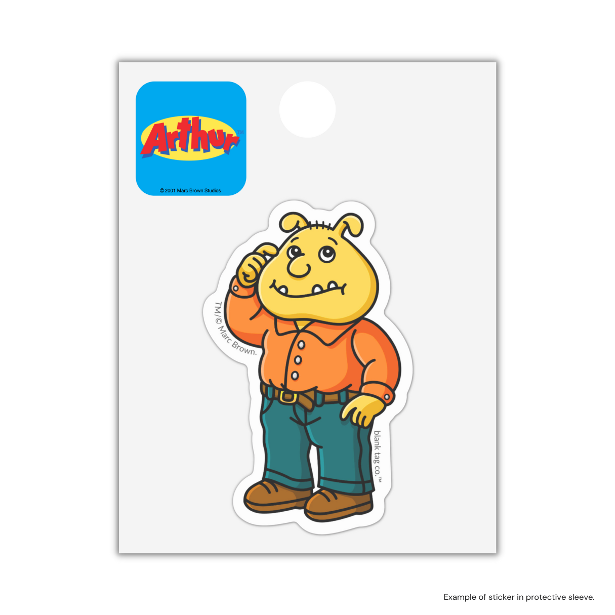 The Binky Sticker