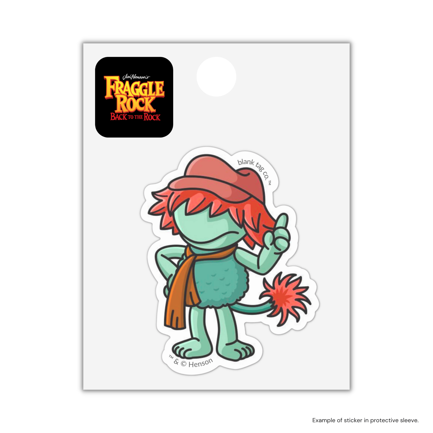 The Boober Fraggle Sticker